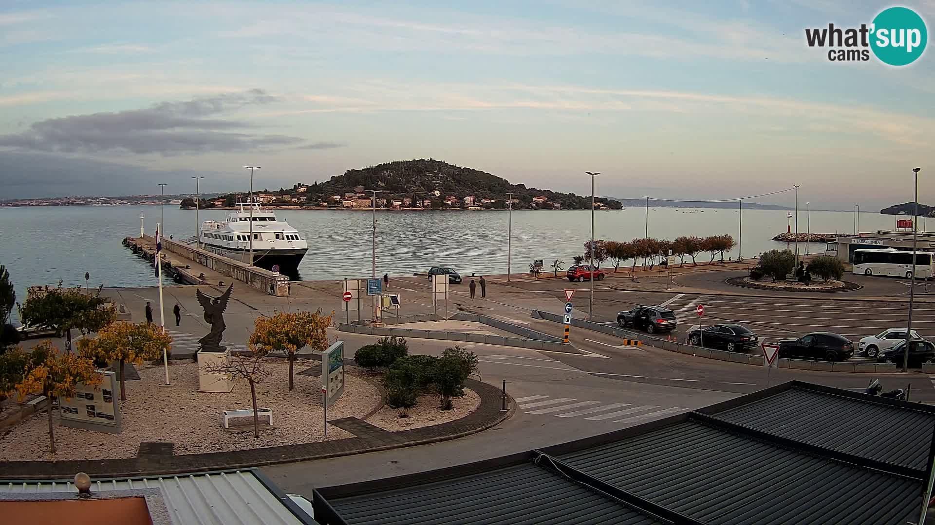 Spletna kamera Ugljan – trajekt Preko – Zadar
