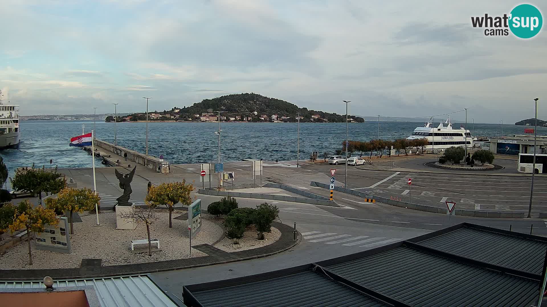 Webcam Ugljan – Preko Ferry to Zadar