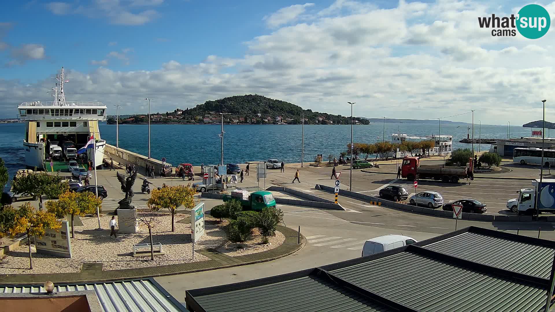 Webcam Ugljan – Preko Ferry to Zadar