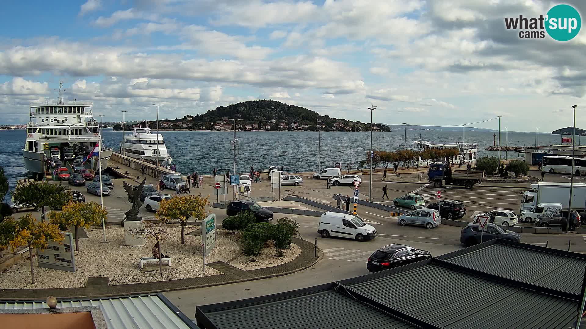 Webcam Ugljan – Preko Ferry to Zadar