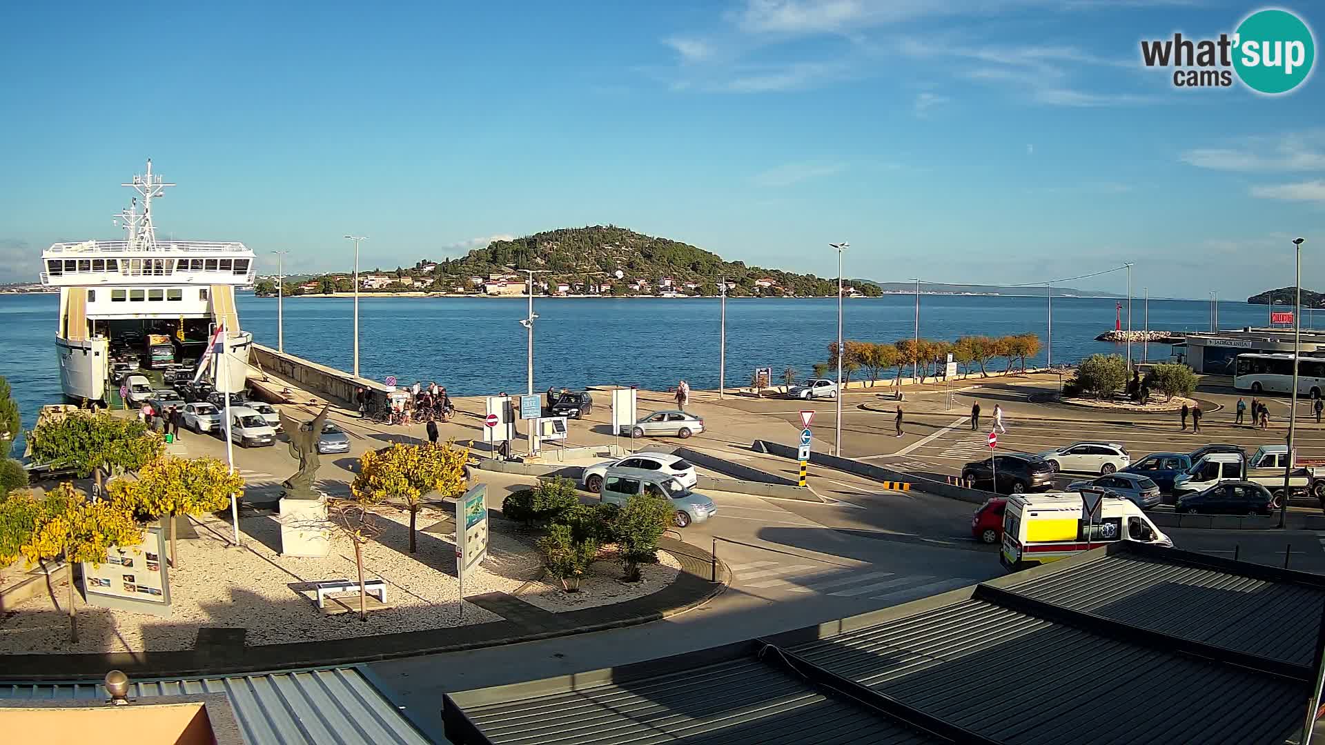 Cámara web UGLJAN – Transportar de Preko a Zadar