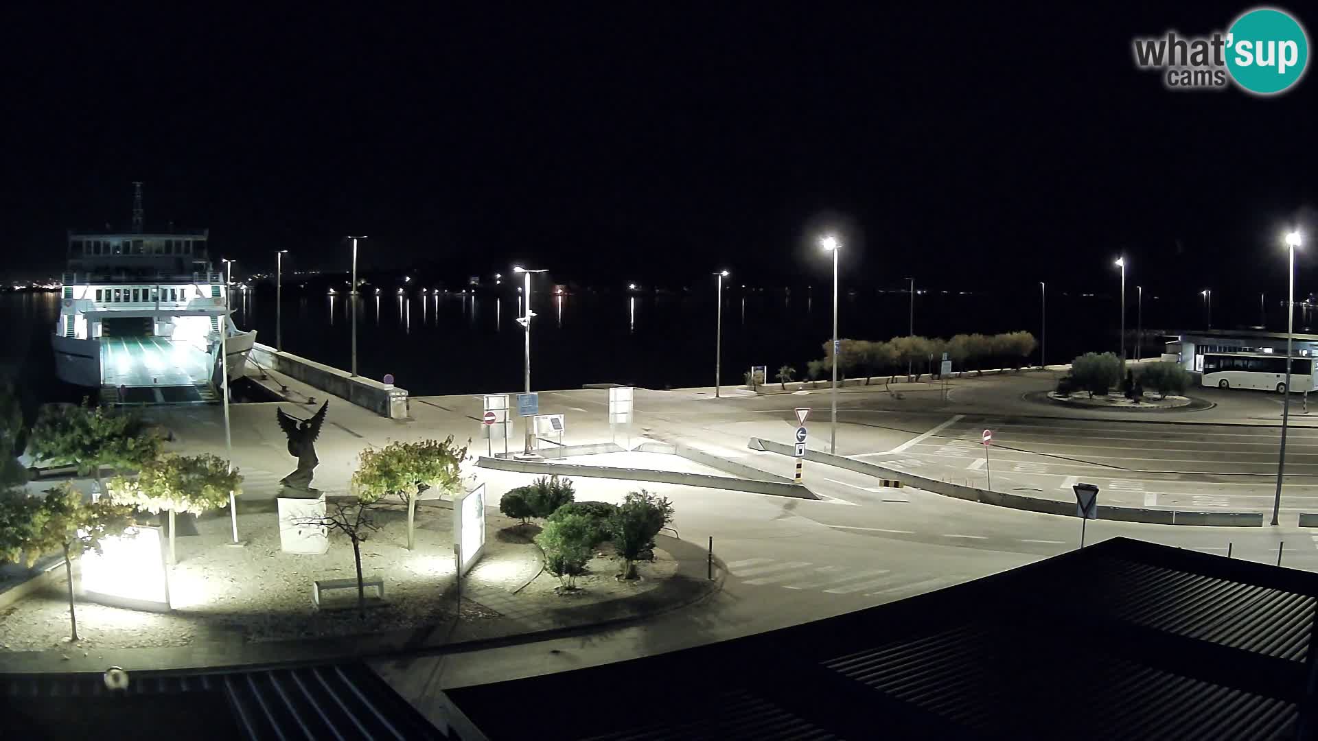 Web kamera Ugljan – Preko trajekt za Zadar