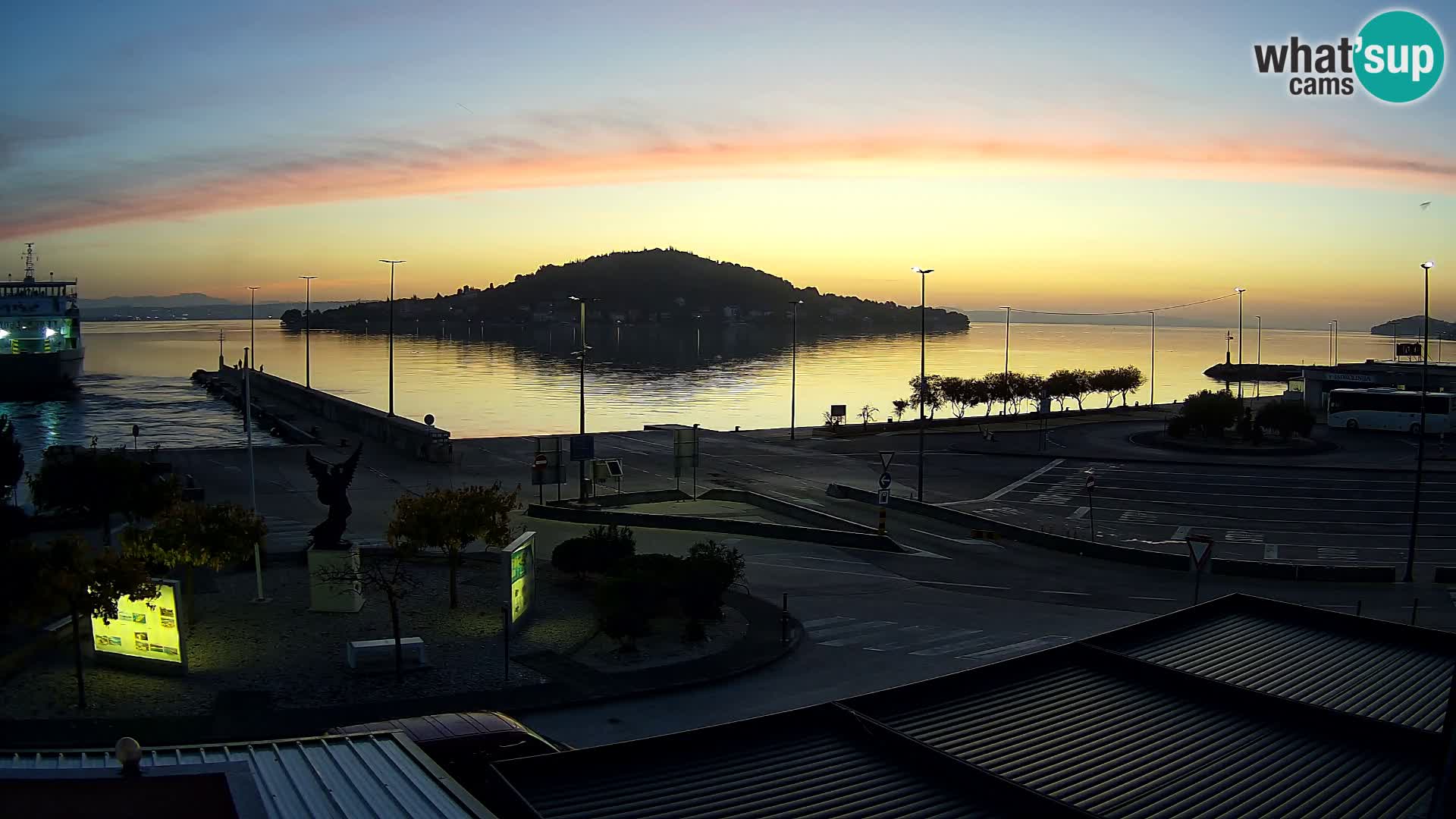 Webcam Ugljan – Preko Ferry to Zadar