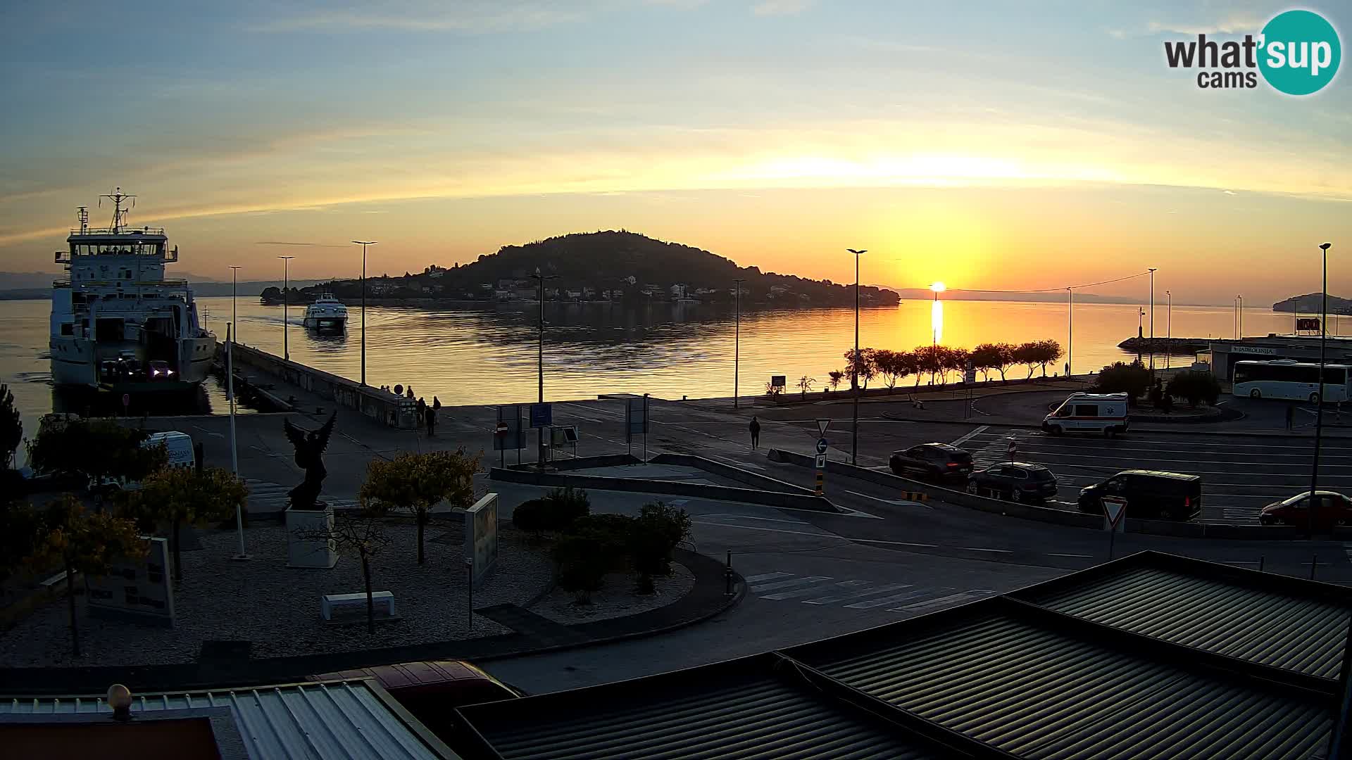 Webcam Ugljan – Preko Ferry to Zadar