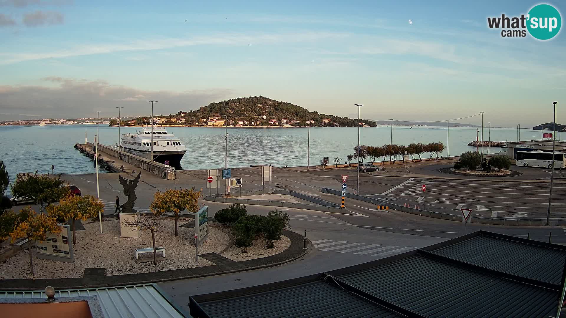 Web kamera Ugljan – Preko trajekt za Zadar