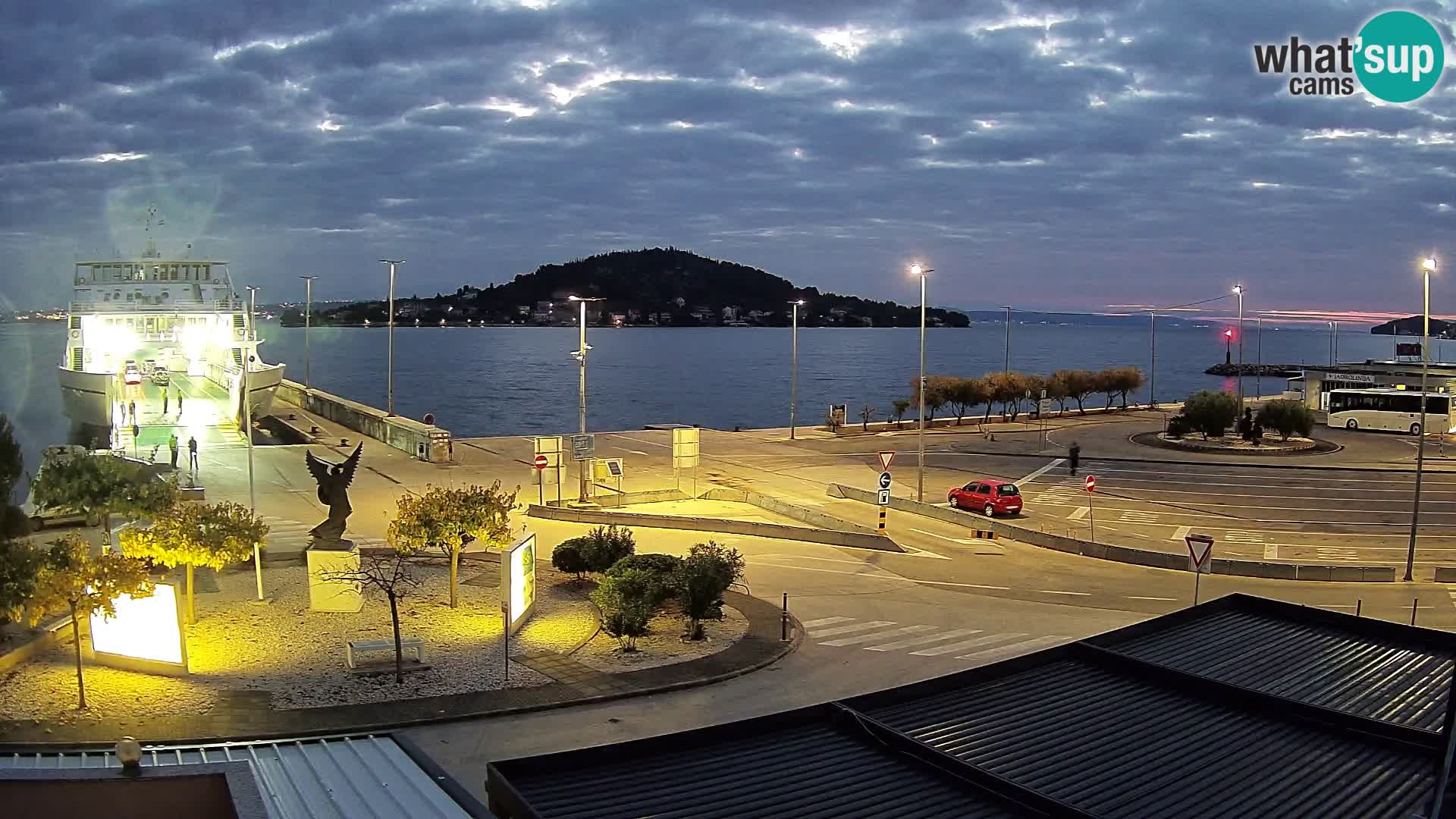 Spletna kamera Ugljan – trajekt Preko – Zadar