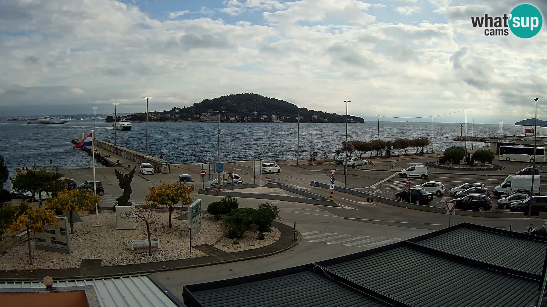 Webcam Ugljan – Preko Ferry to Zadar