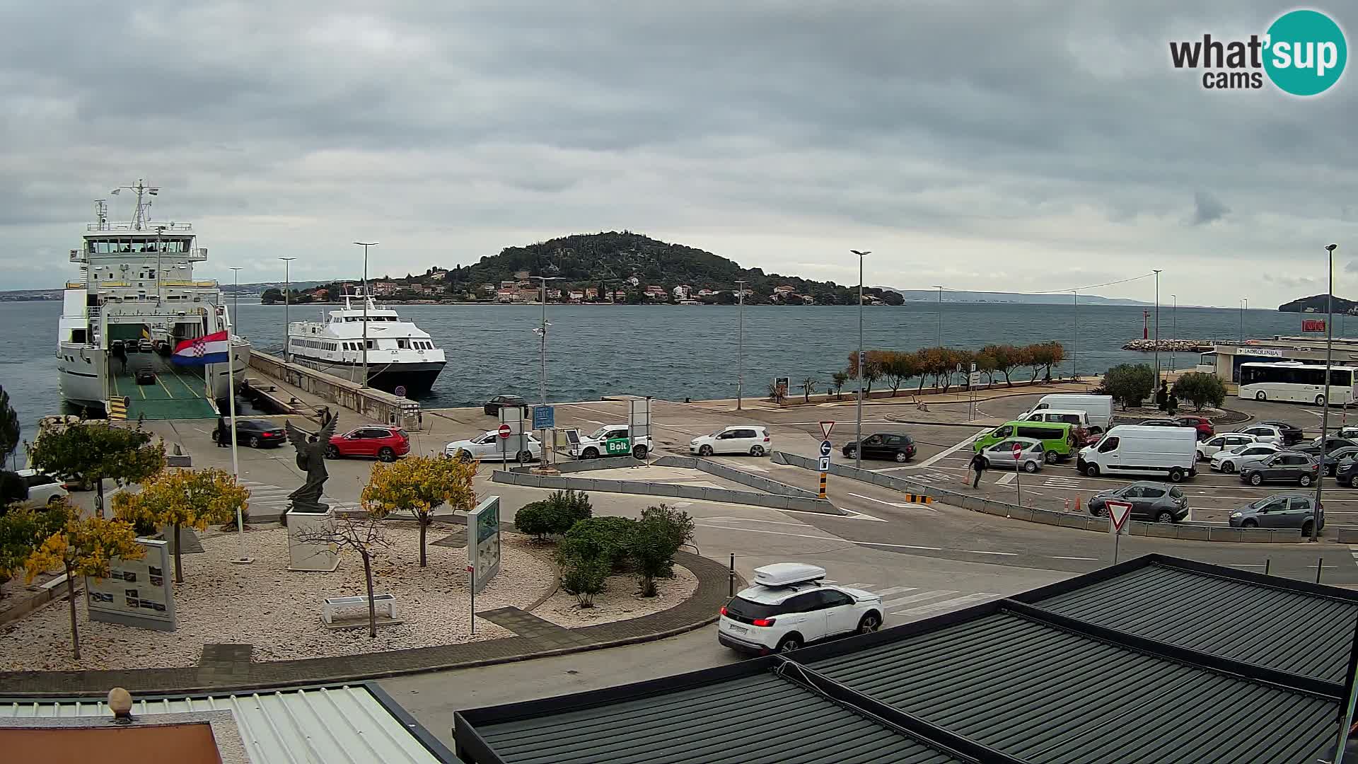 Webcam Ugljan – Preko Ferry to Zadar