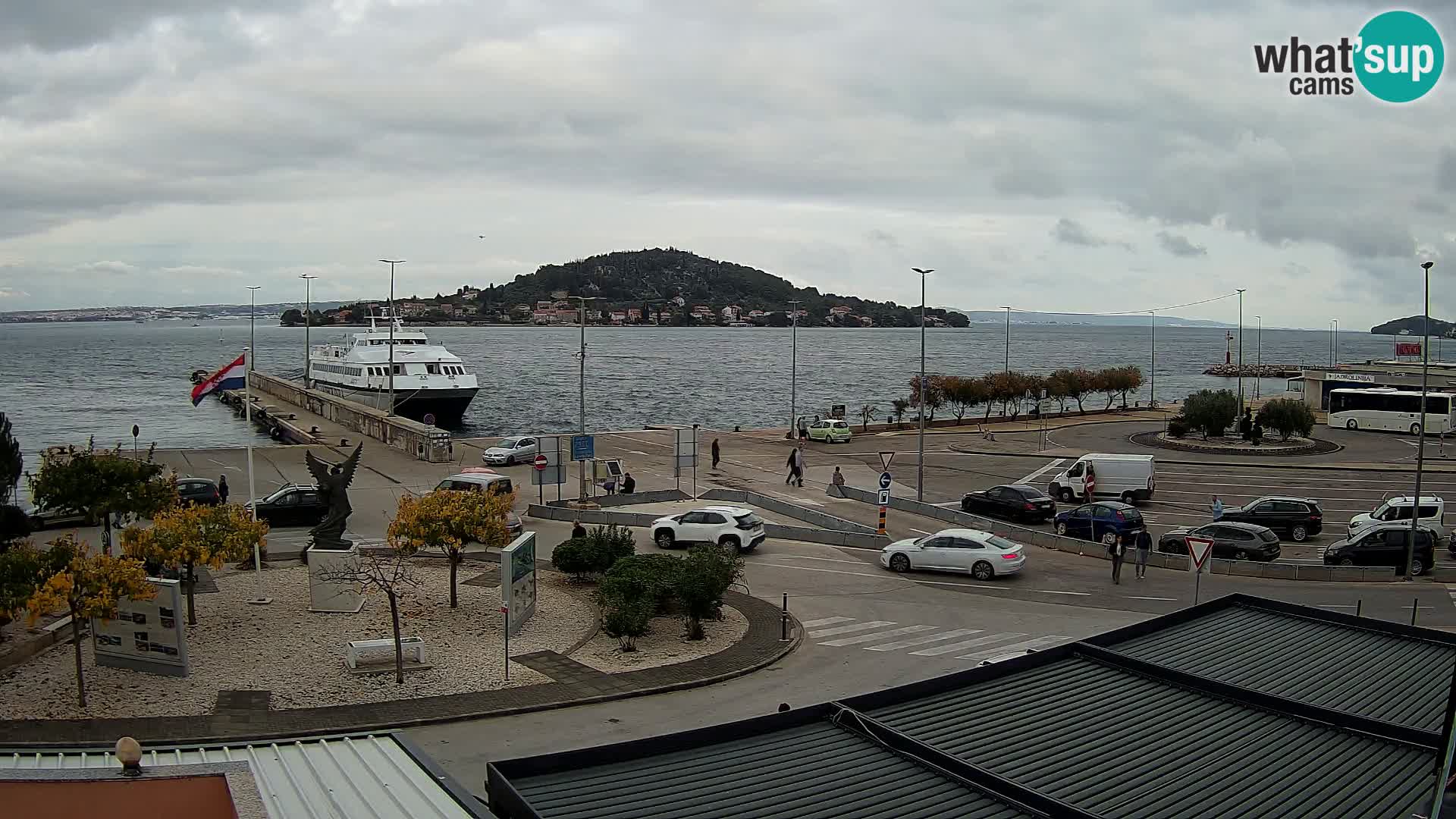 Spletna kamera Ugljan – trajekt Preko – Zadar