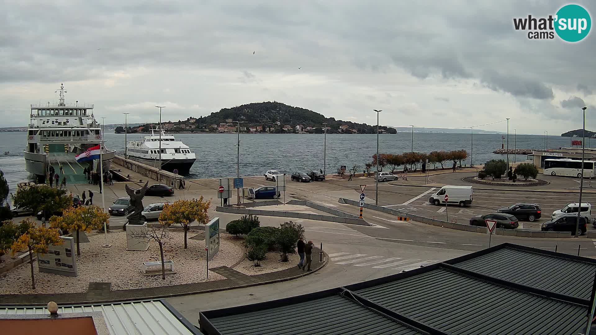 Webcam Ugljan – Preko Ferry to Zadar