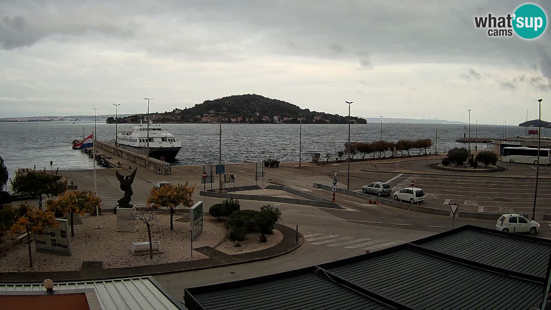 Webcam Ugliano – terminal traghetto da Preko a Zara