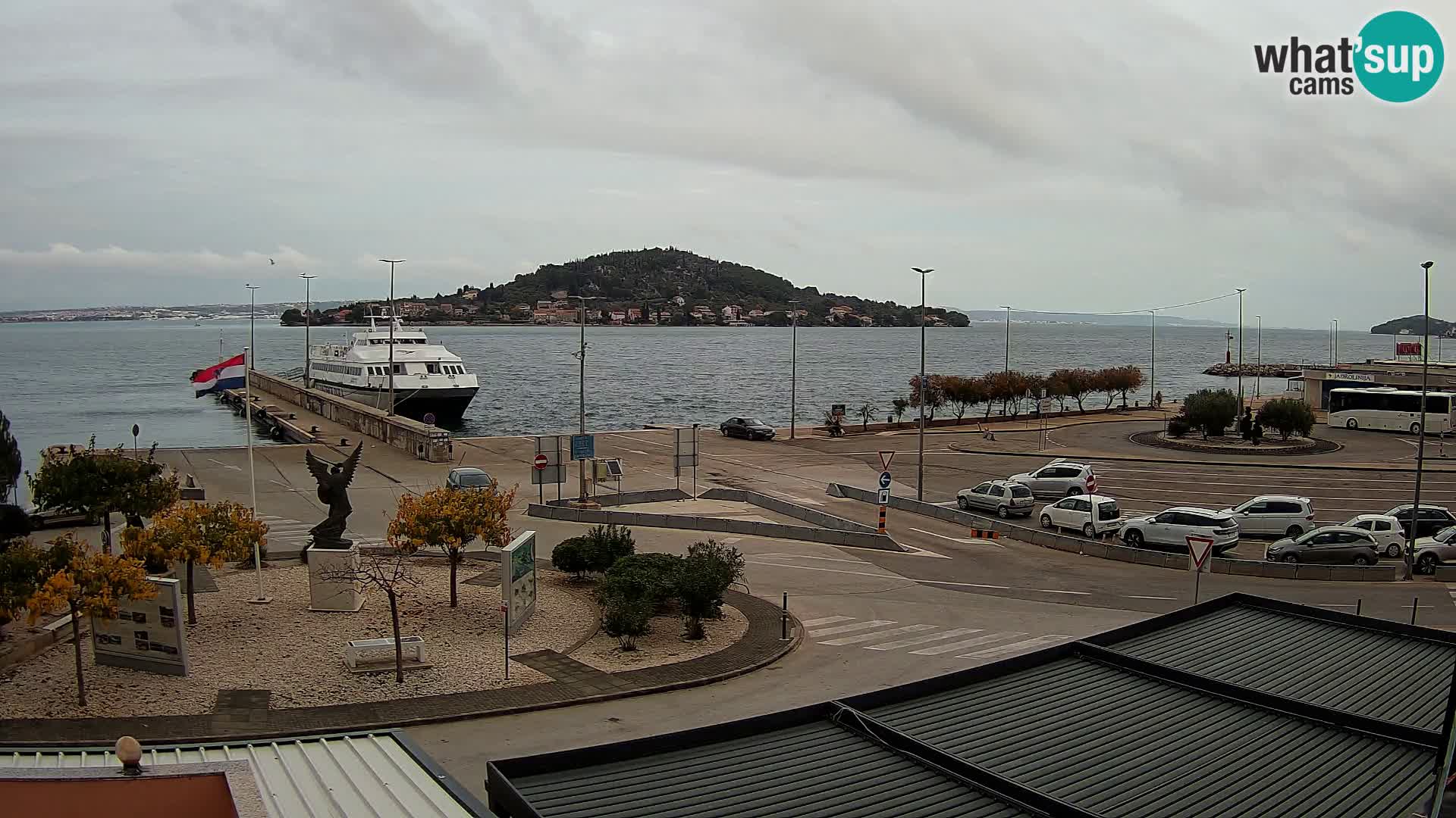 Spletna kamera Ugljan – trajekt Preko – Zadar