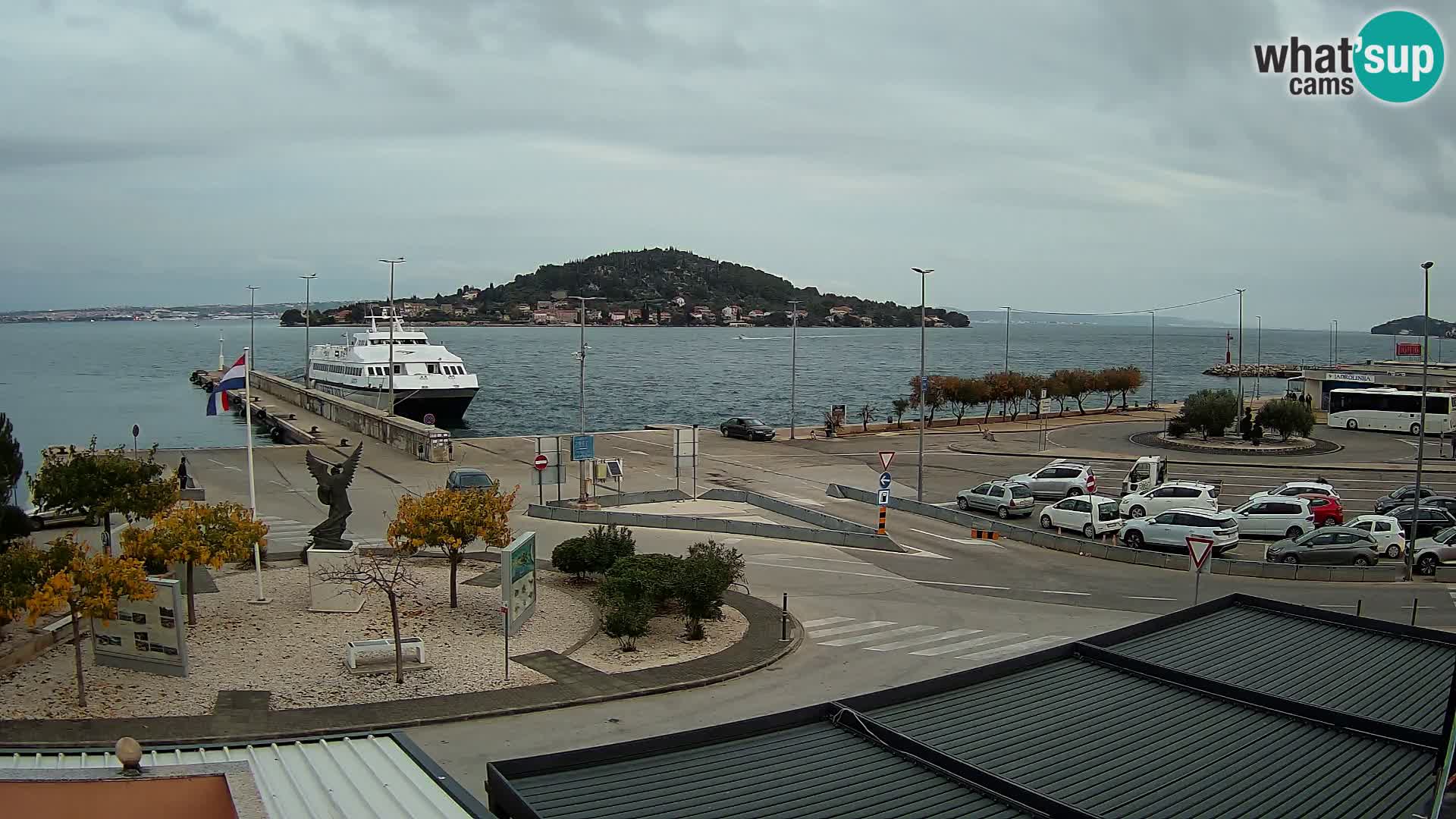 Web kamera Ugljan – Preko trajekt za Zadar