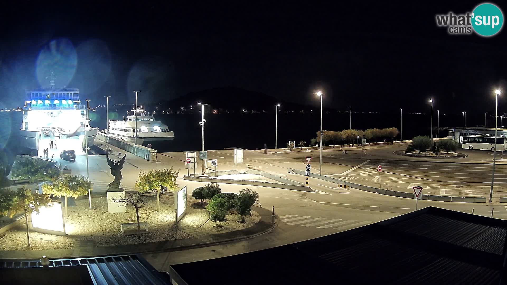 Web kamera Ugljan – Preko trajekt za Zadar