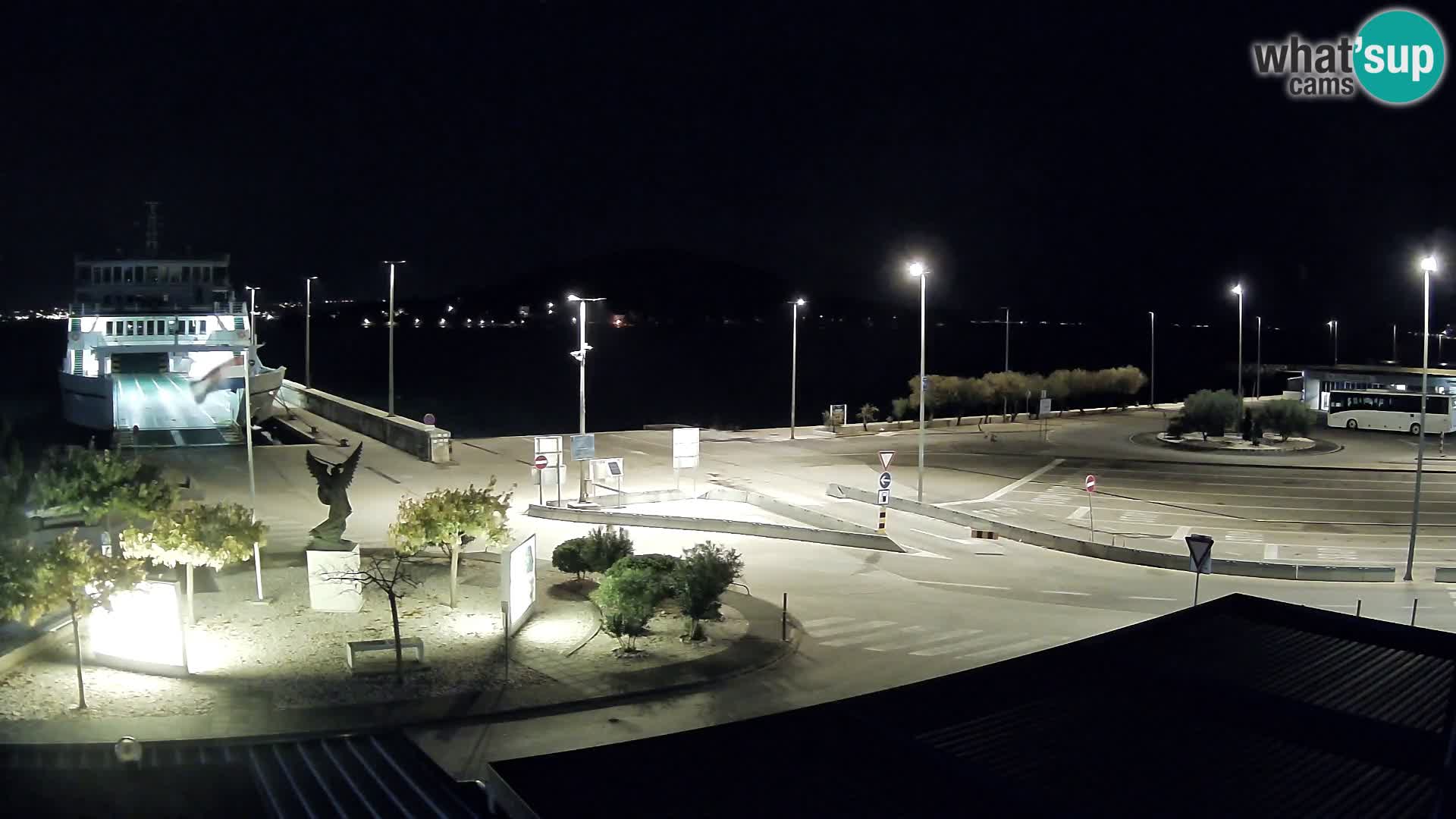 Web kamera Ugljan – Preko trajekt za Zadar