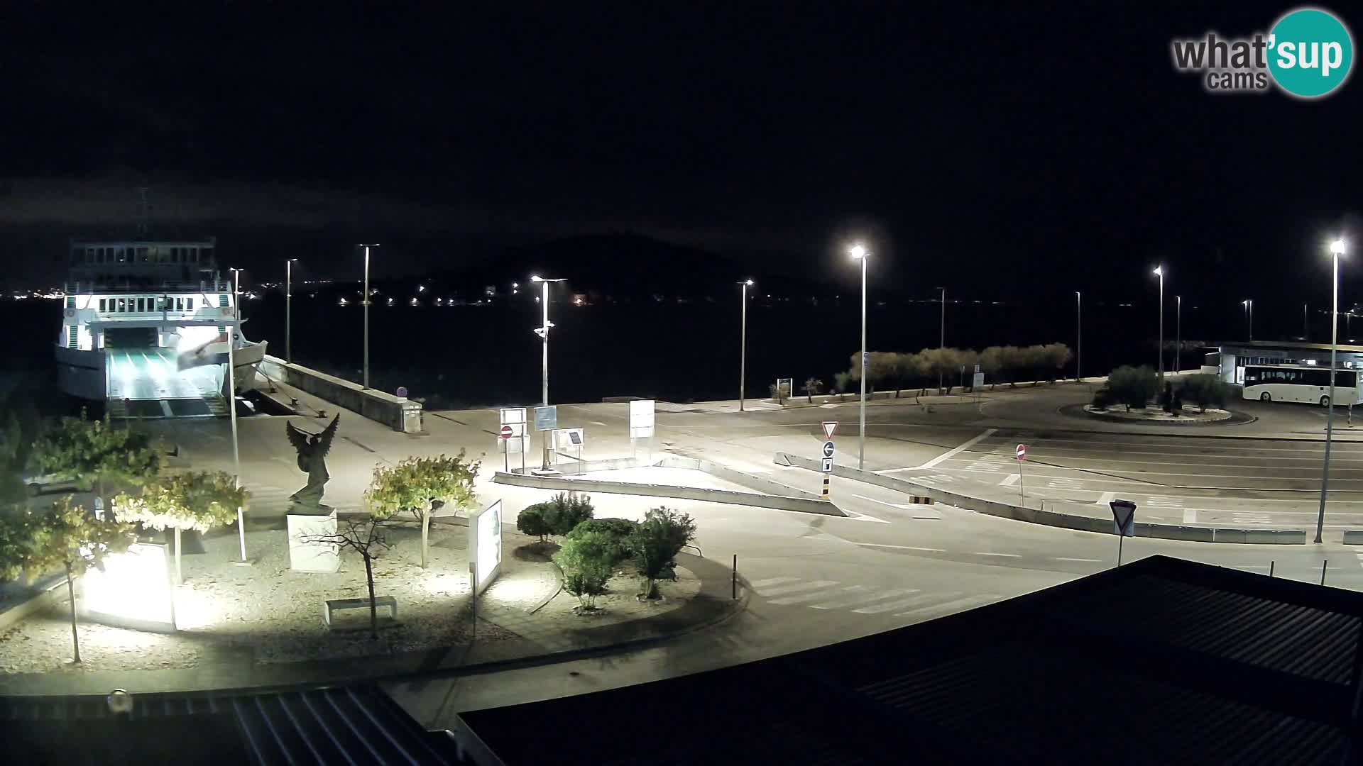 Spletna kamera Ugljan – trajekt Preko – Zadar