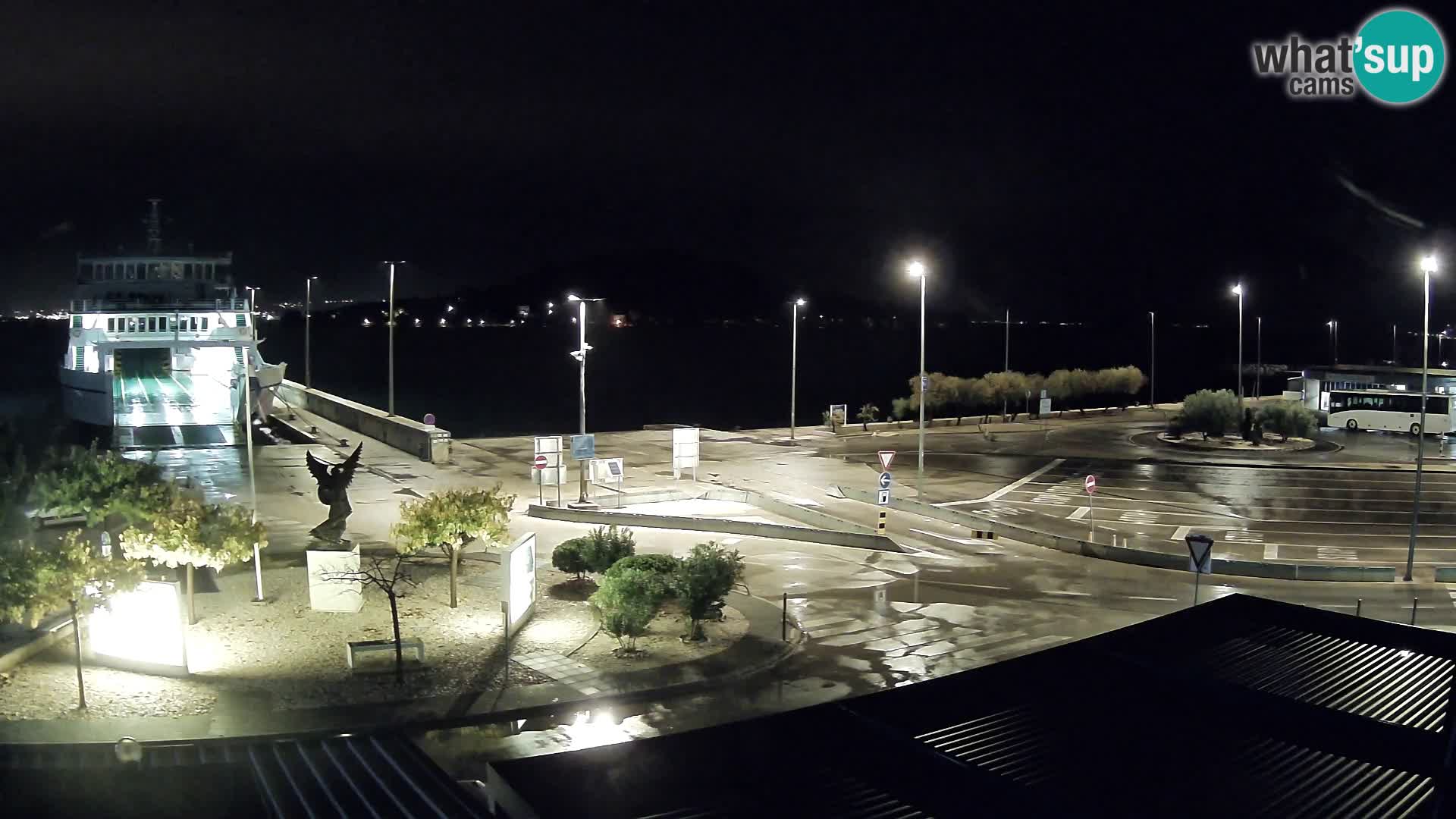 Webcam Ugliano – terminal traghetto da Preko a Zara