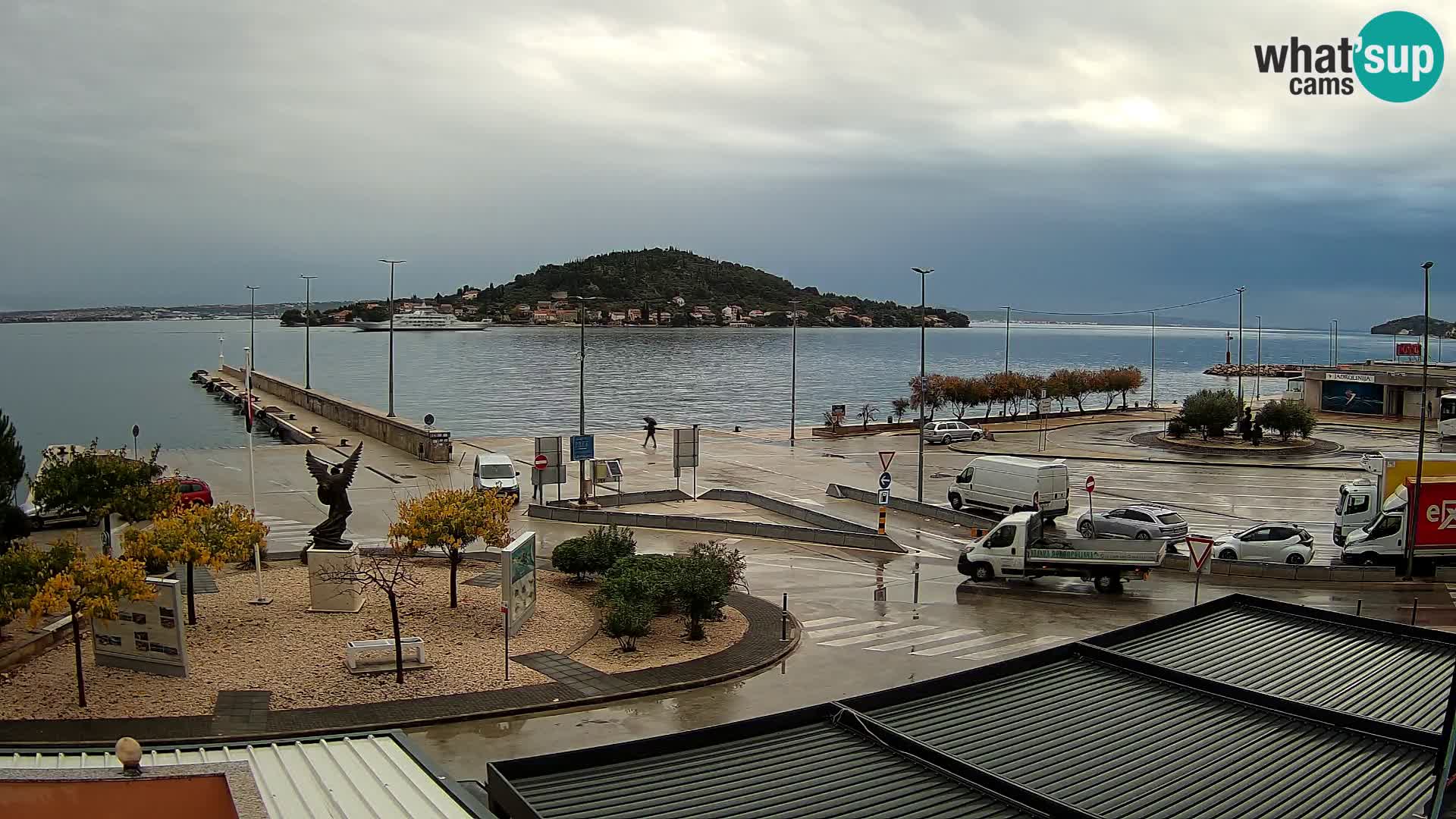 Web kamera Ugljan – Preko trajekt za Zadar
