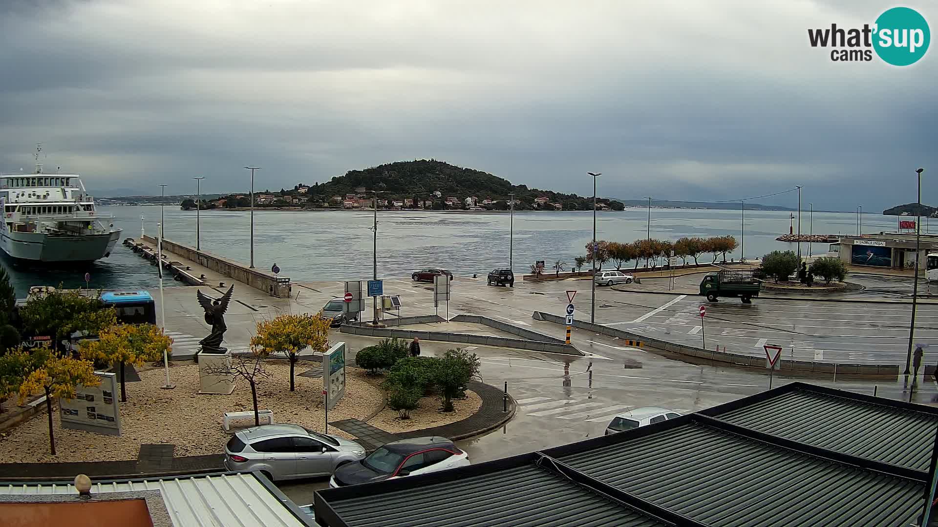 Spletna kamera Ugljan – trajekt Preko – Zadar