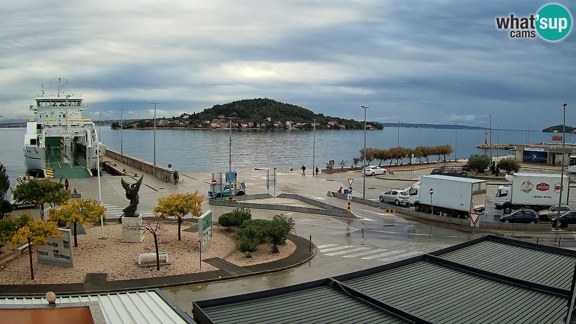 Webcam Ugljan – Preko Ferry to Zadar
