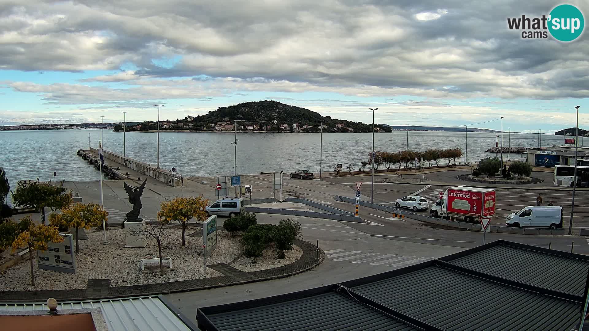 Webcam Ugliano – terminal traghetto da Preko a Zara