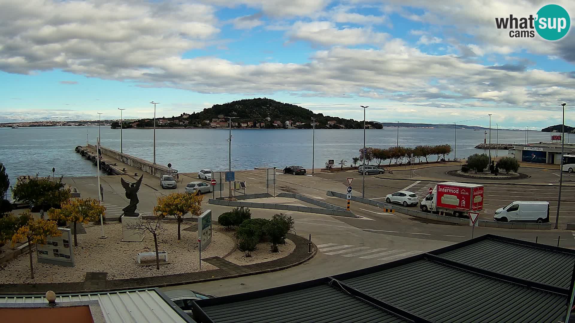 Webcam Ugljan – Preko Ferry to Zadar