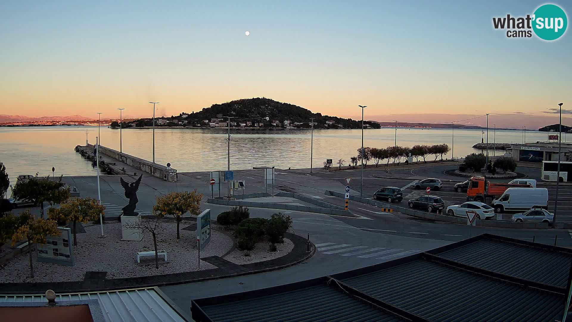 Web kamera Ugljan – Preko trajekt za Zadar