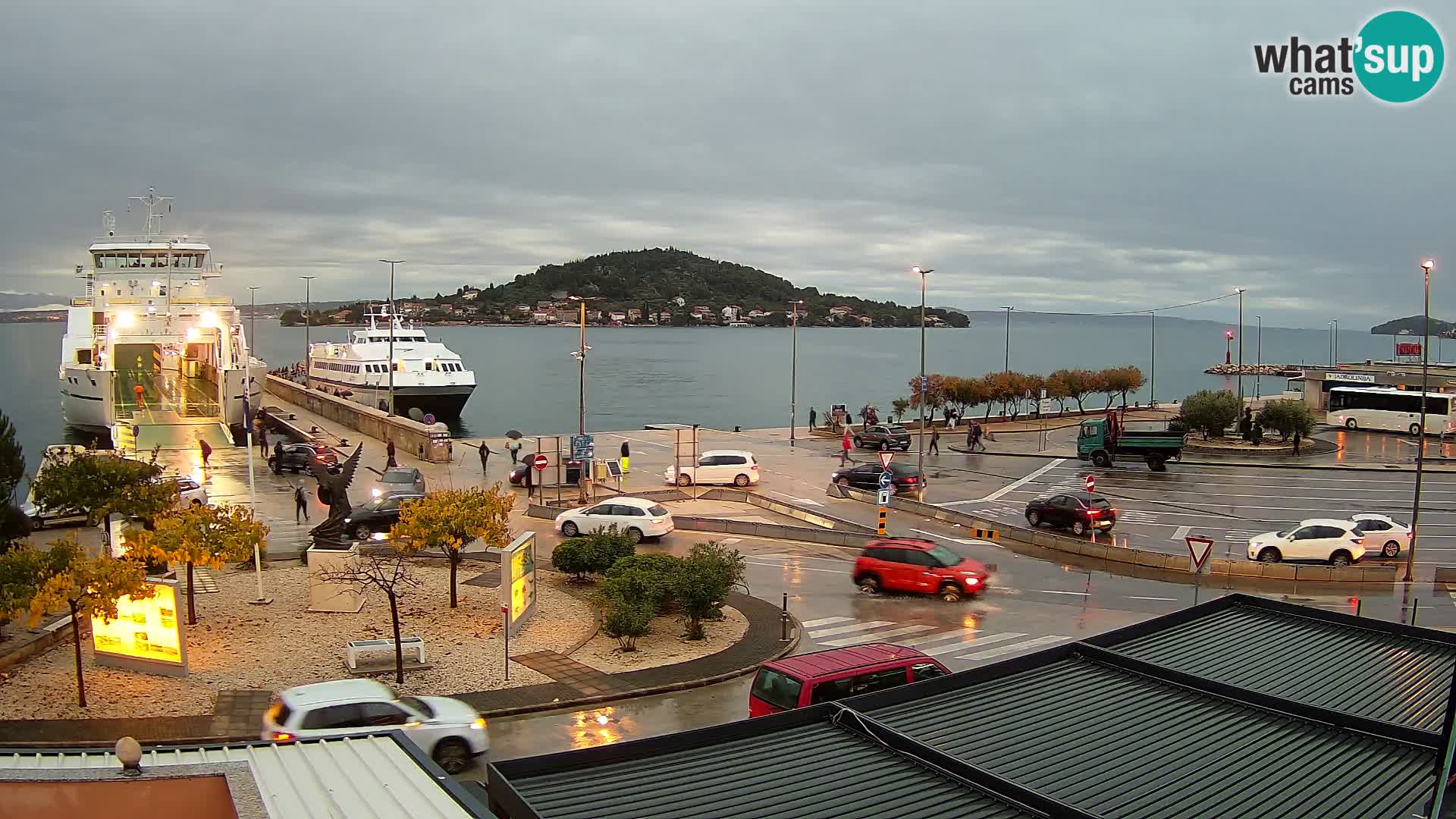 Webcam Ugljan – Preko Ferry to Zadar