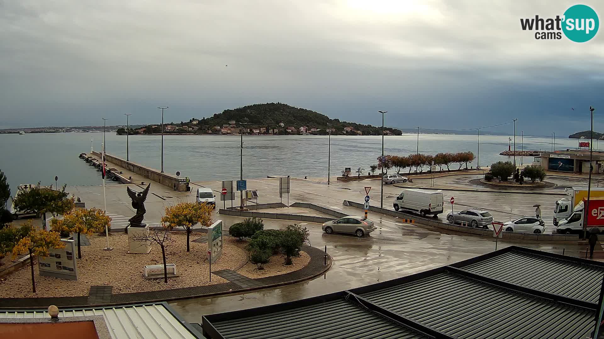 Webcam Ugliano – terminal traghetto da Preko a Zara