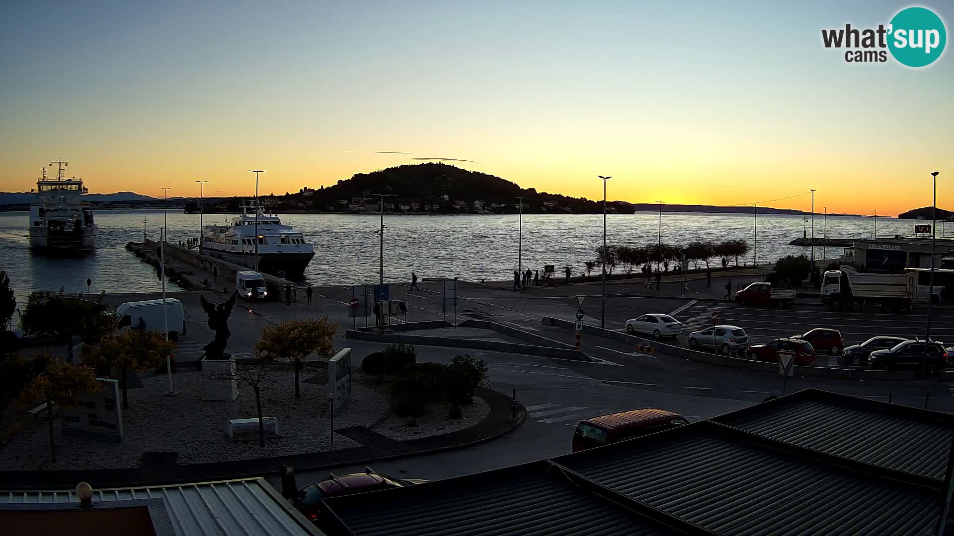 Webcam Ugliano – terminal traghetto da Preko a Zara