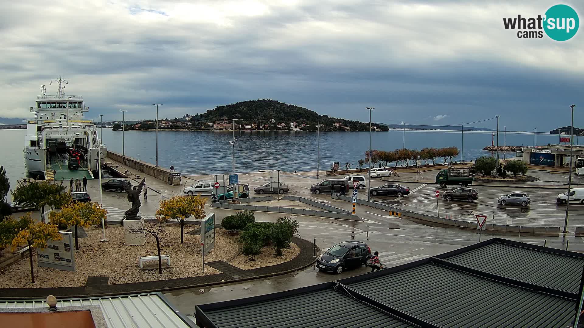 Webcam Ugliano – terminal traghetto da Preko a Zara