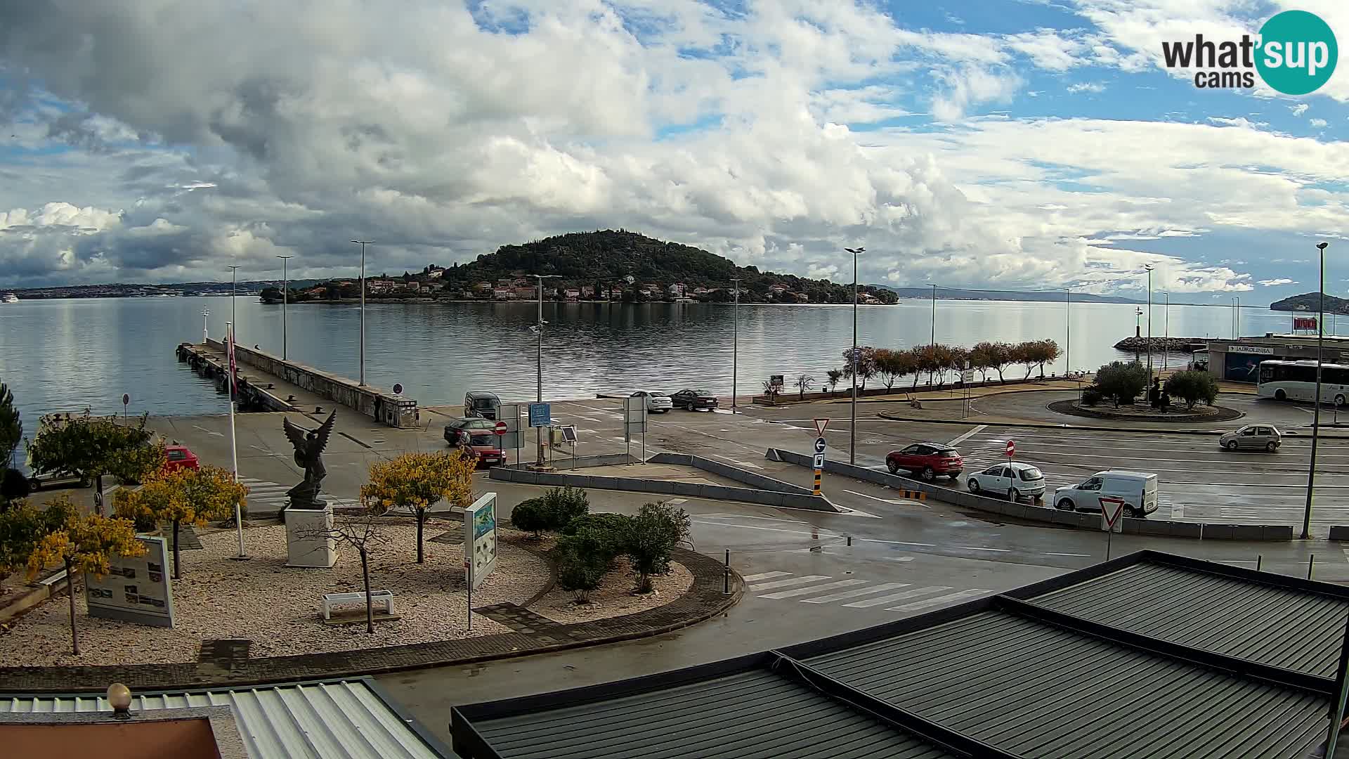 Web kamera Ugljan – Preko trajekt za Zadar