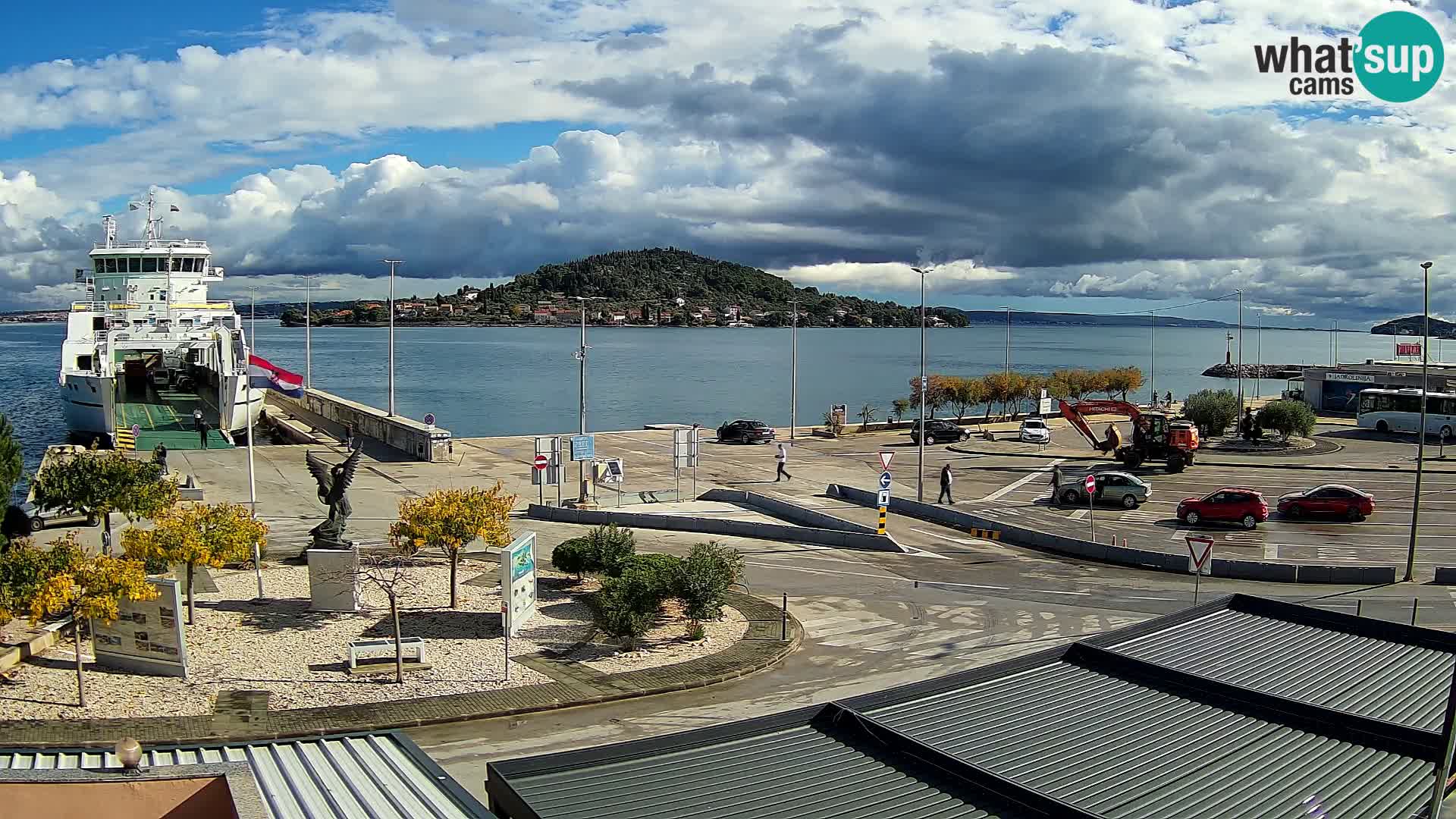 Webcam Ugliano – terminal traghetto da Preko a Zara