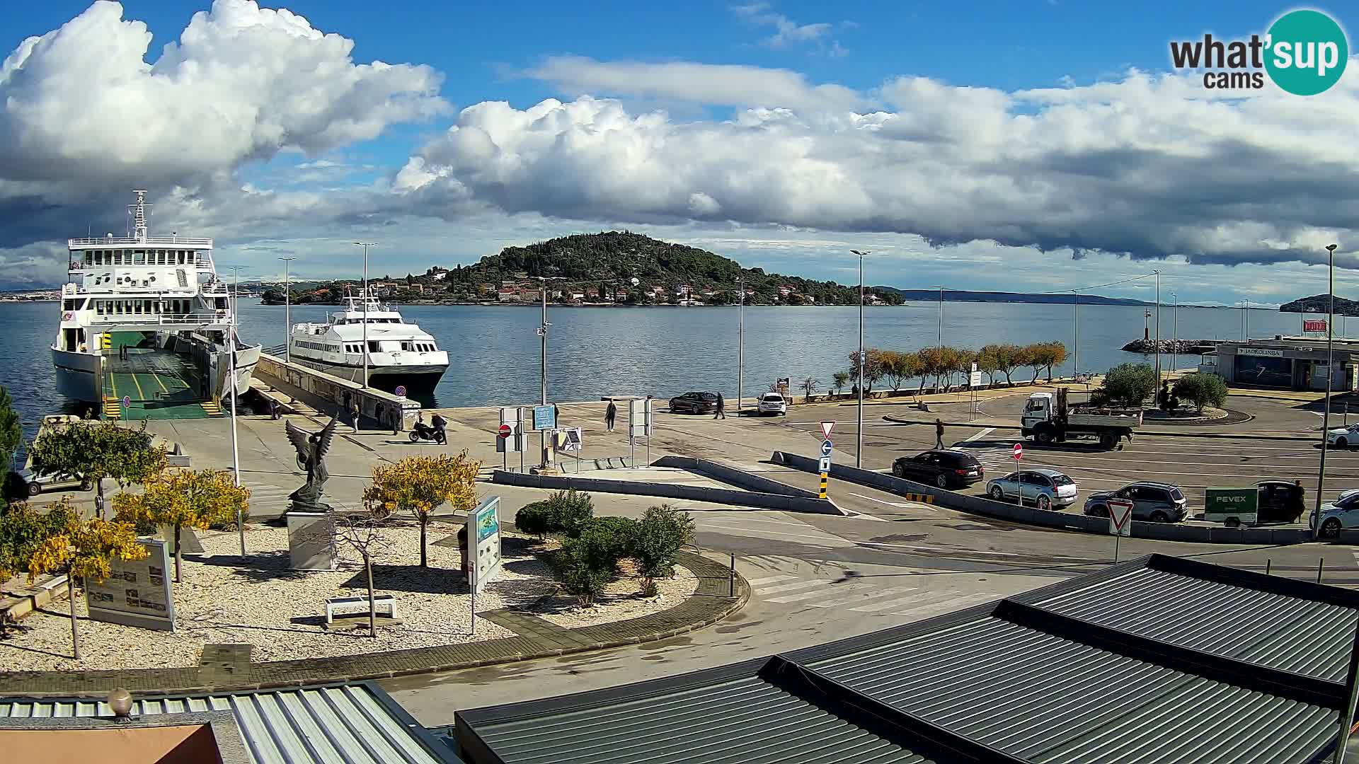 Webcam Ugliano – terminal traghetto da Preko a Zara