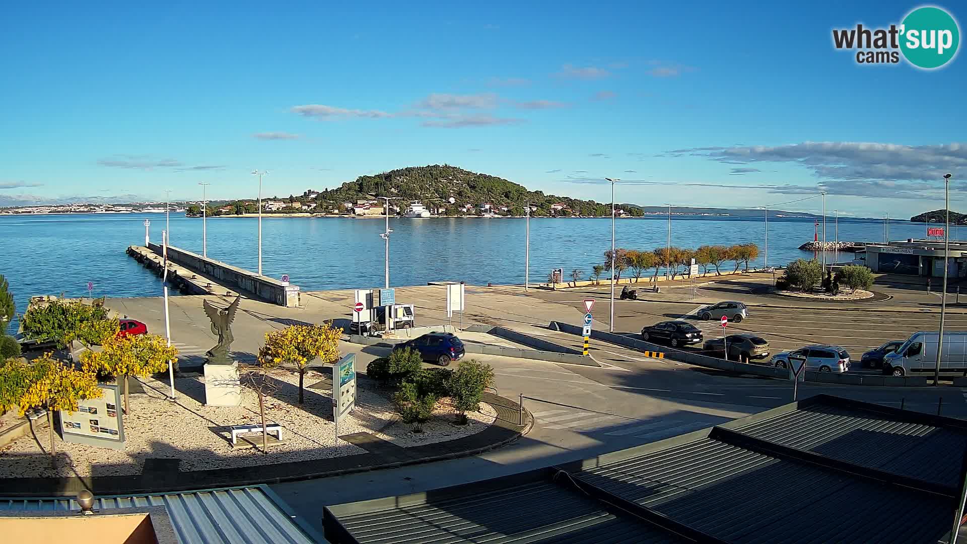Spletna kamera Ugljan – trajekt Preko – Zadar