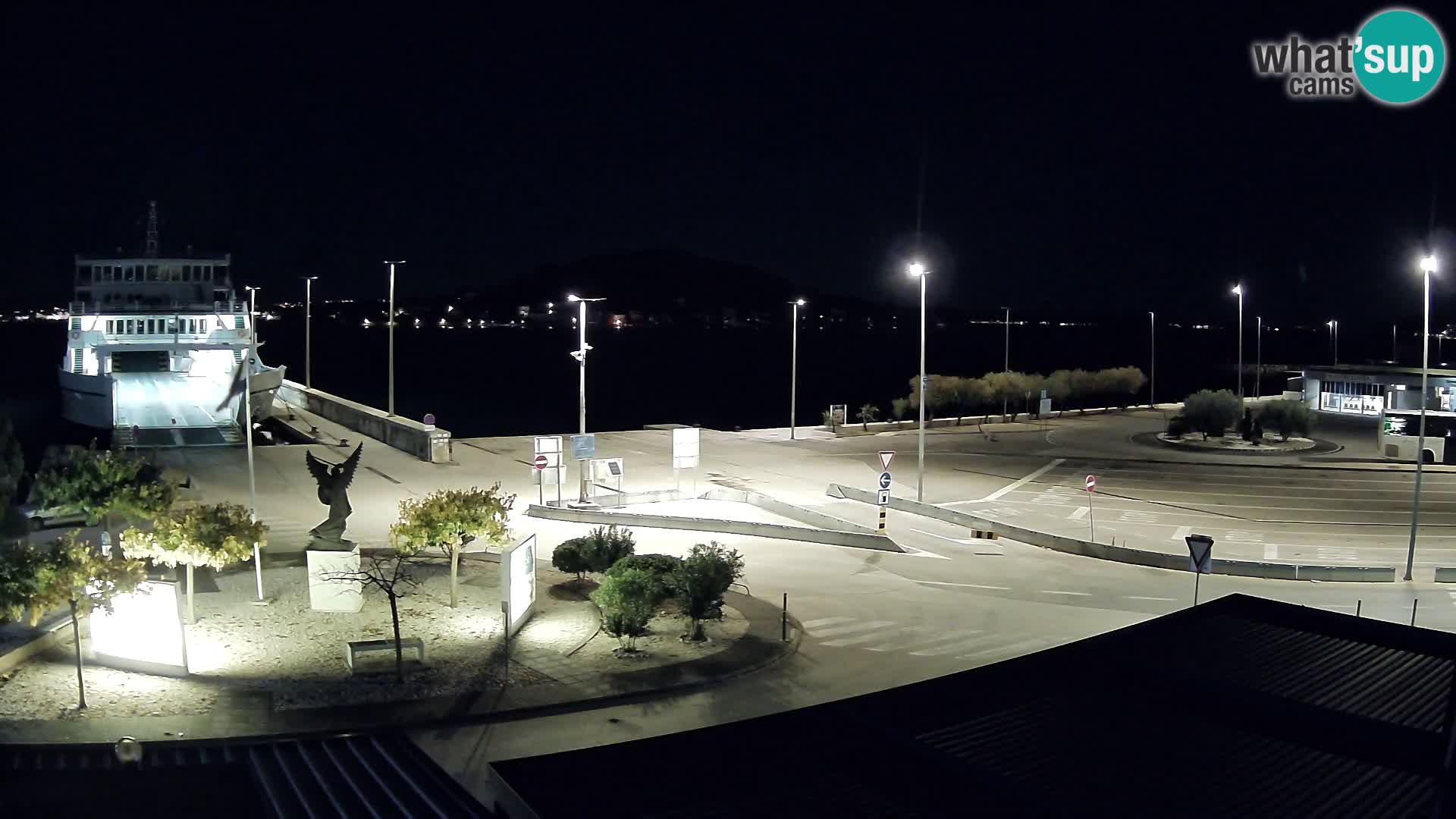 Spletna kamera Ugljan – trajekt Preko – Zadar