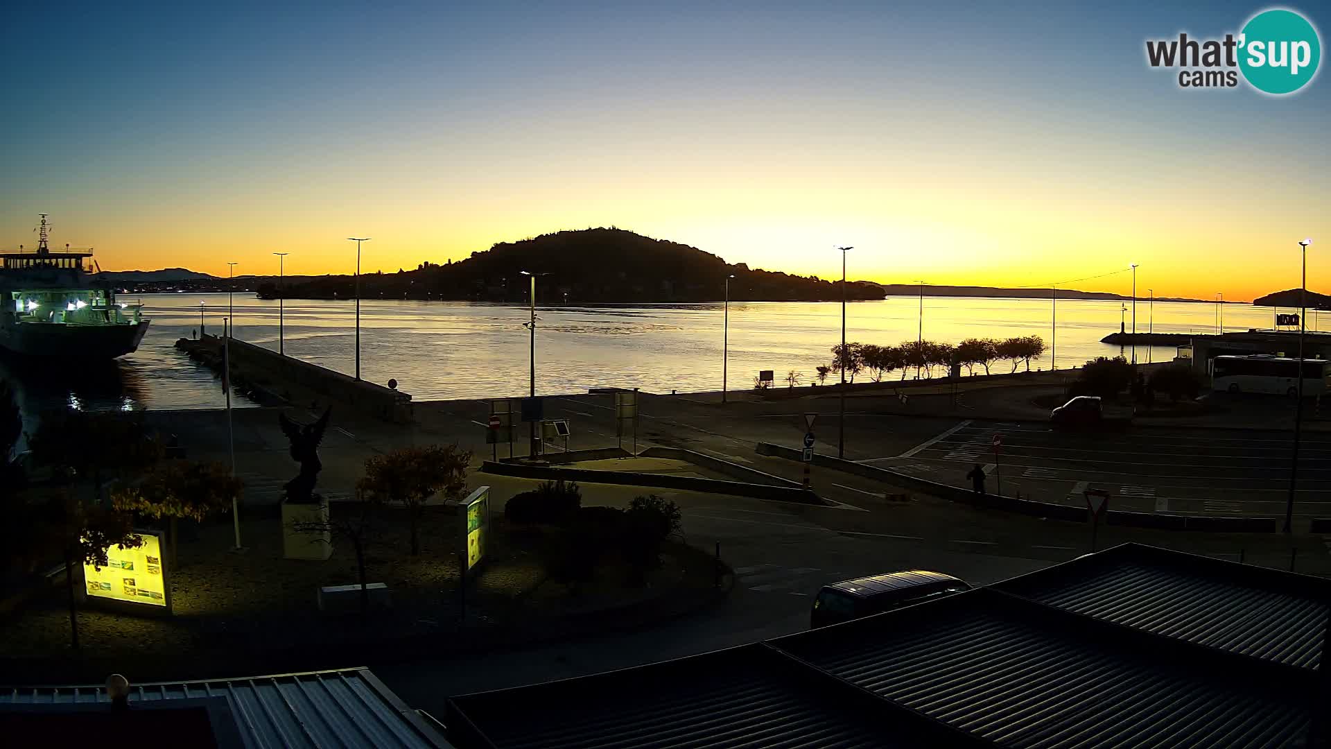 Webcam Ugljan – Preko Ferry to Zadar