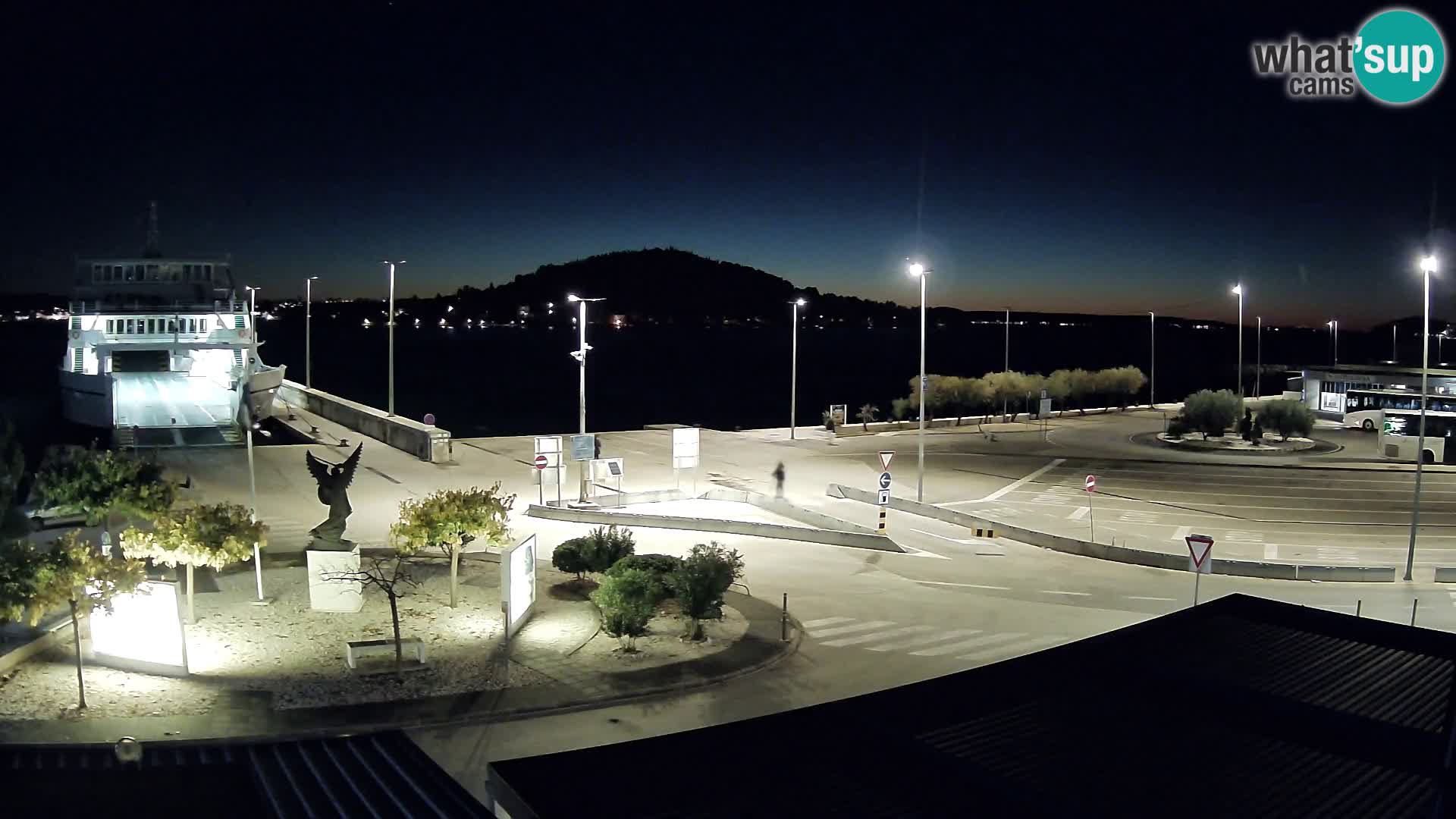 Web kamera Ugljan – Preko trajekt za Zadar