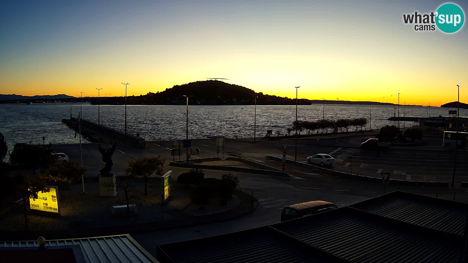 Web kamera Ugljan – Preko trajekt za Zadar