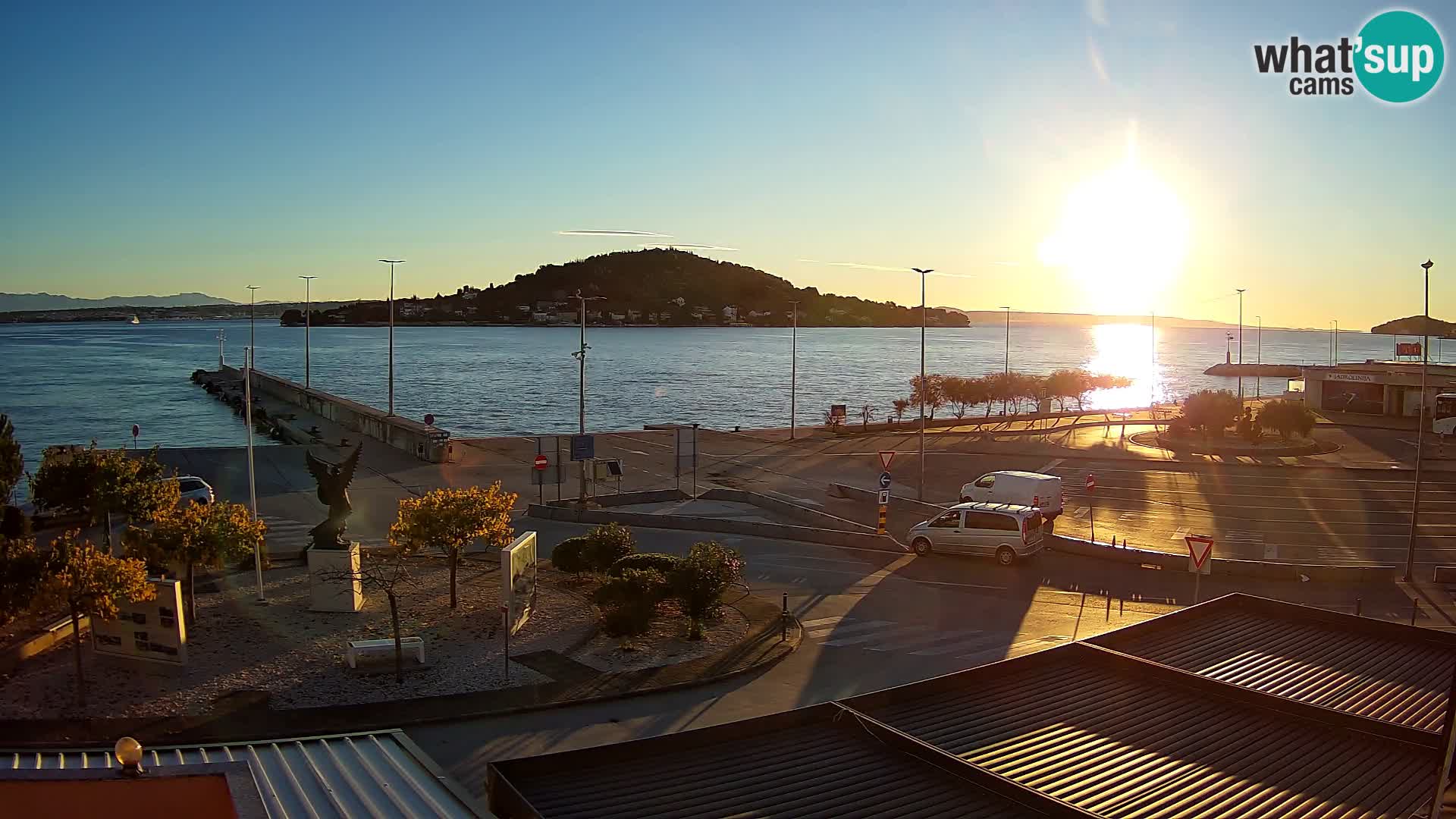 Spletna kamera Ugljan – trajekt Preko – Zadar