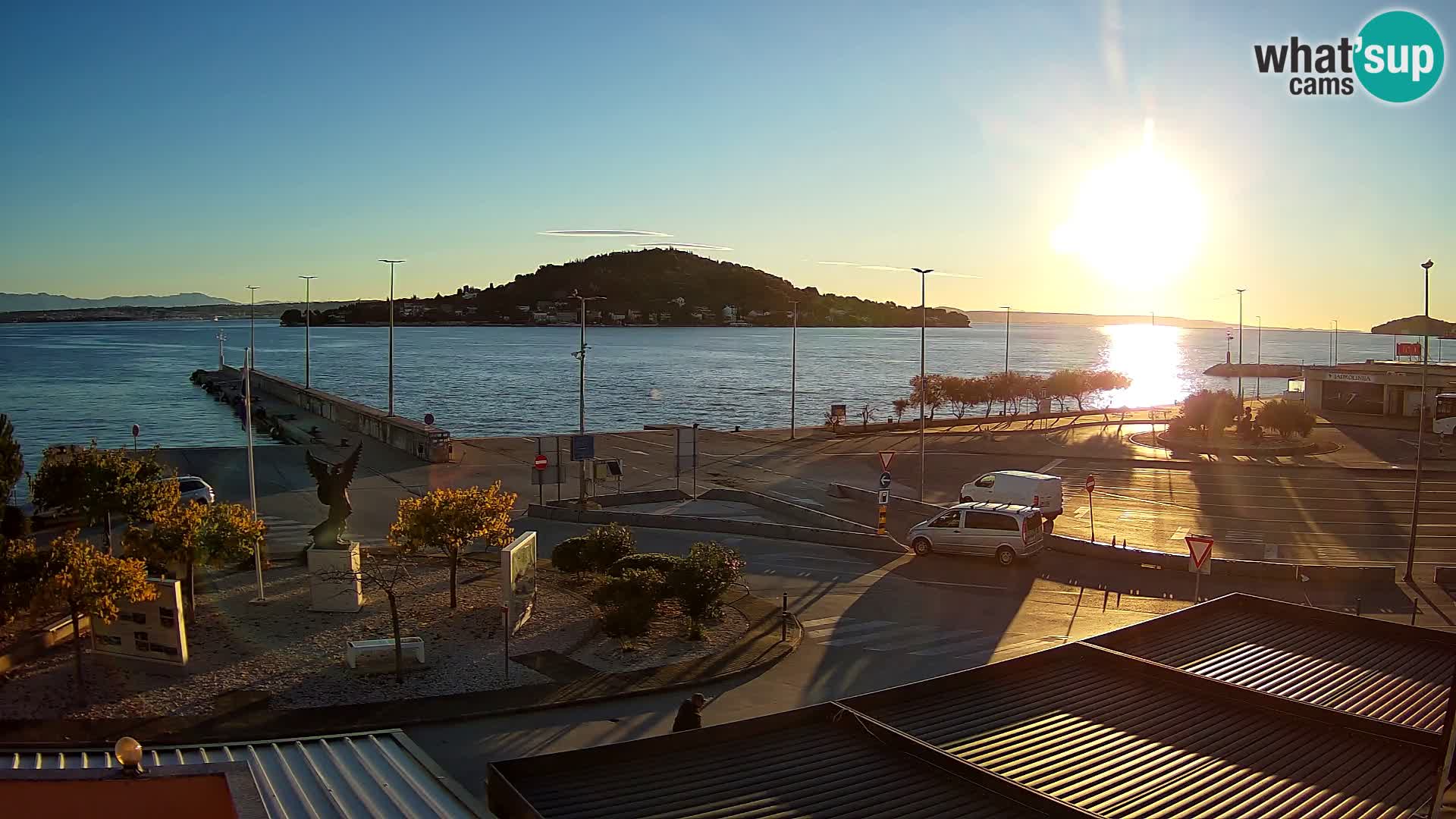 Web kamera Ugljan – Preko trajekt za Zadar