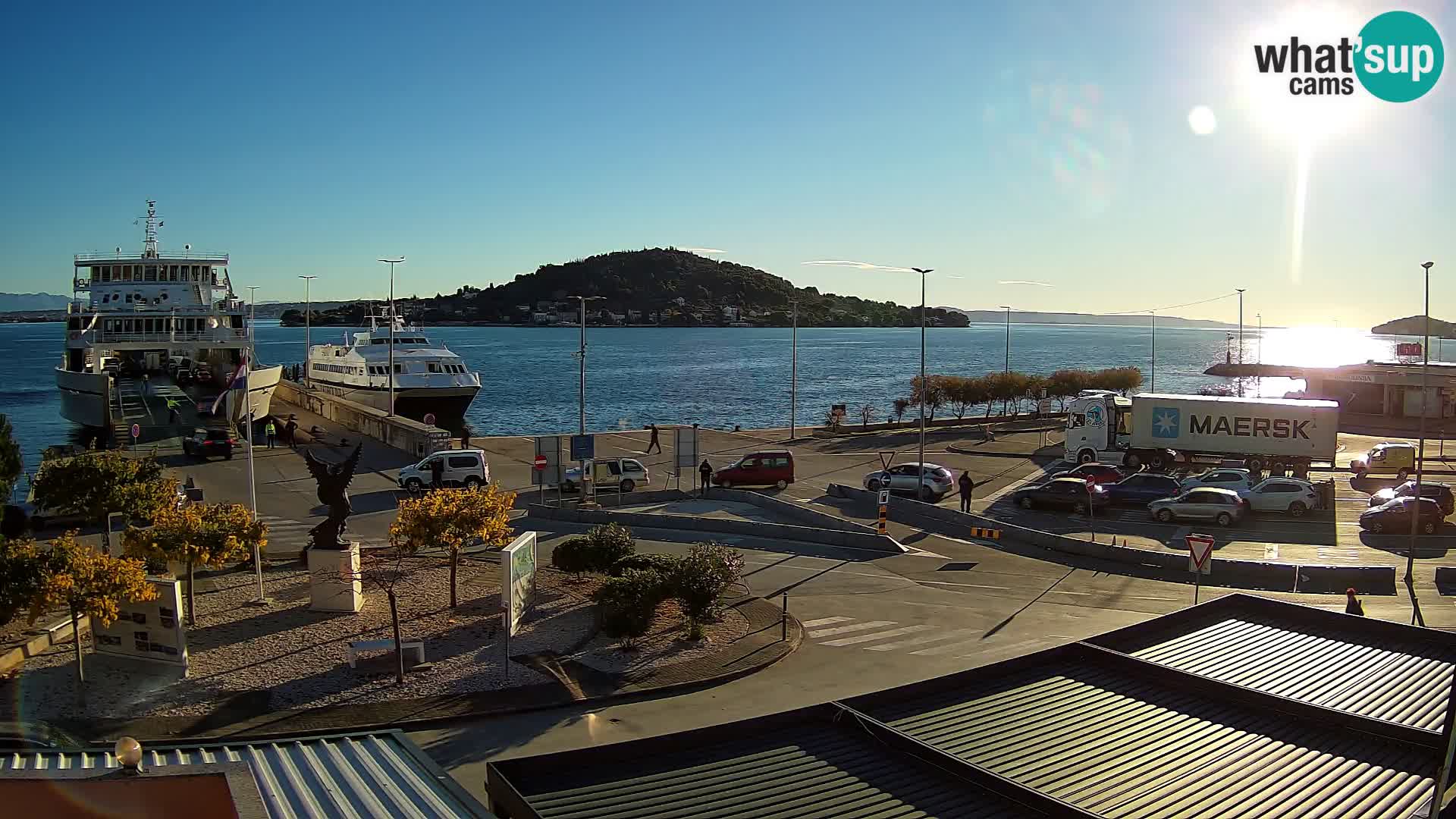 Webcam Ugljan – Preko Ferry to Zadar