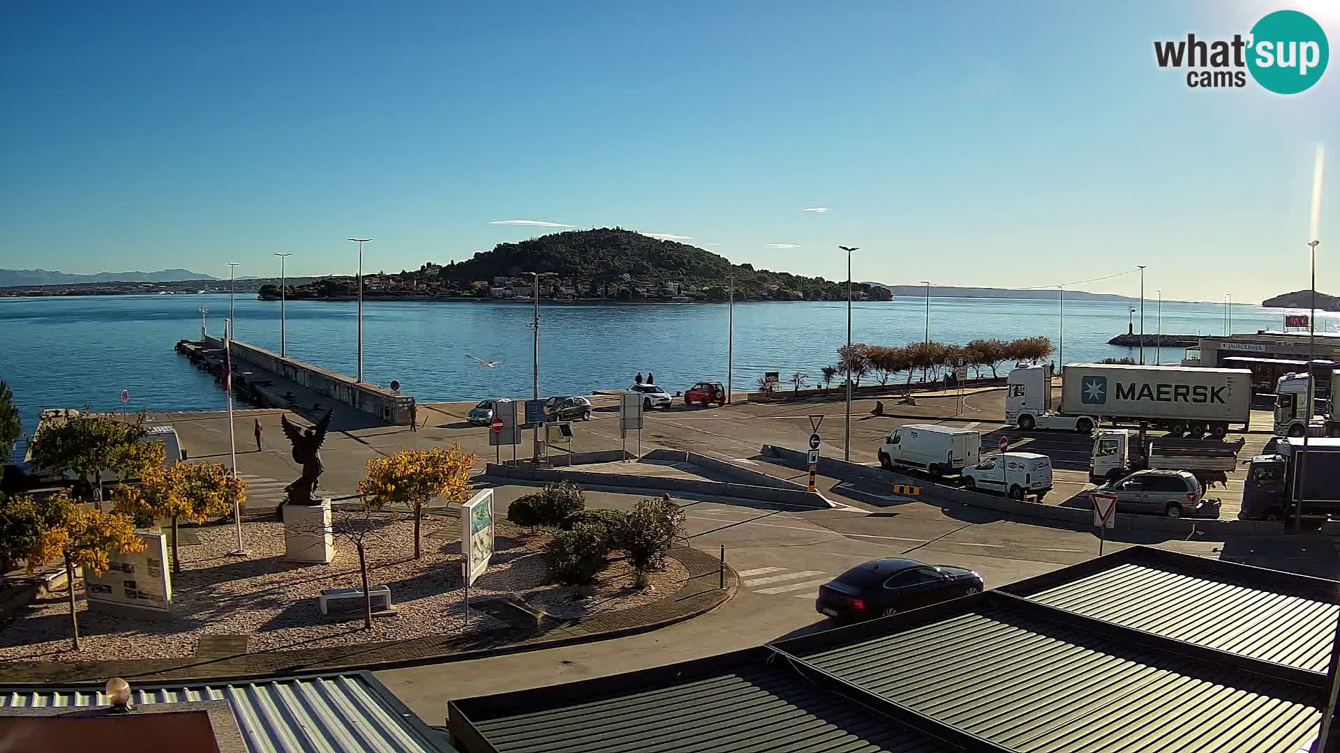 Webcam Ugljan – Preko Ferry to Zadar