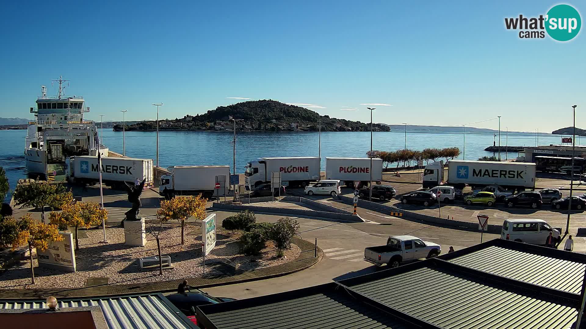 Webcam Ugliano – terminal traghetto da Preko a Zara