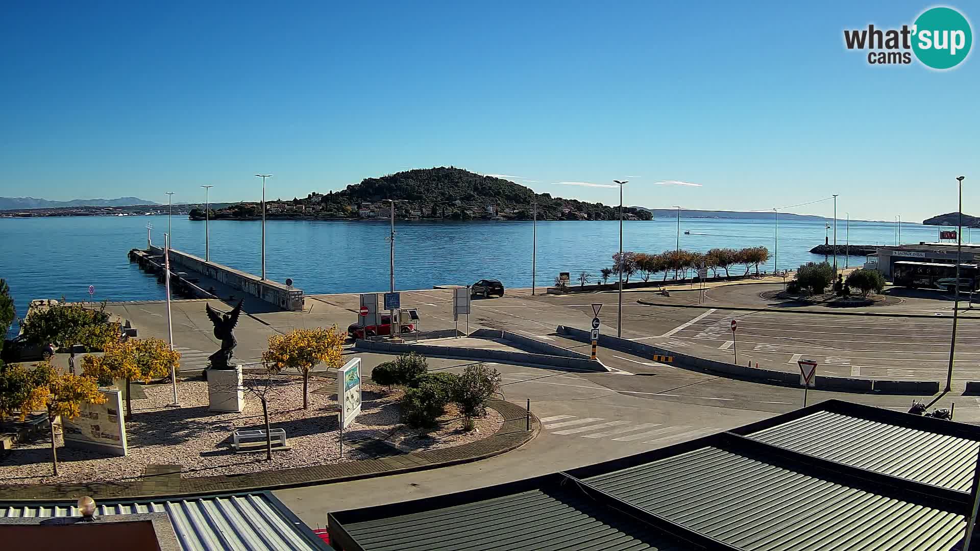 Webcam Ugljan – Preko Ferry to Zadar