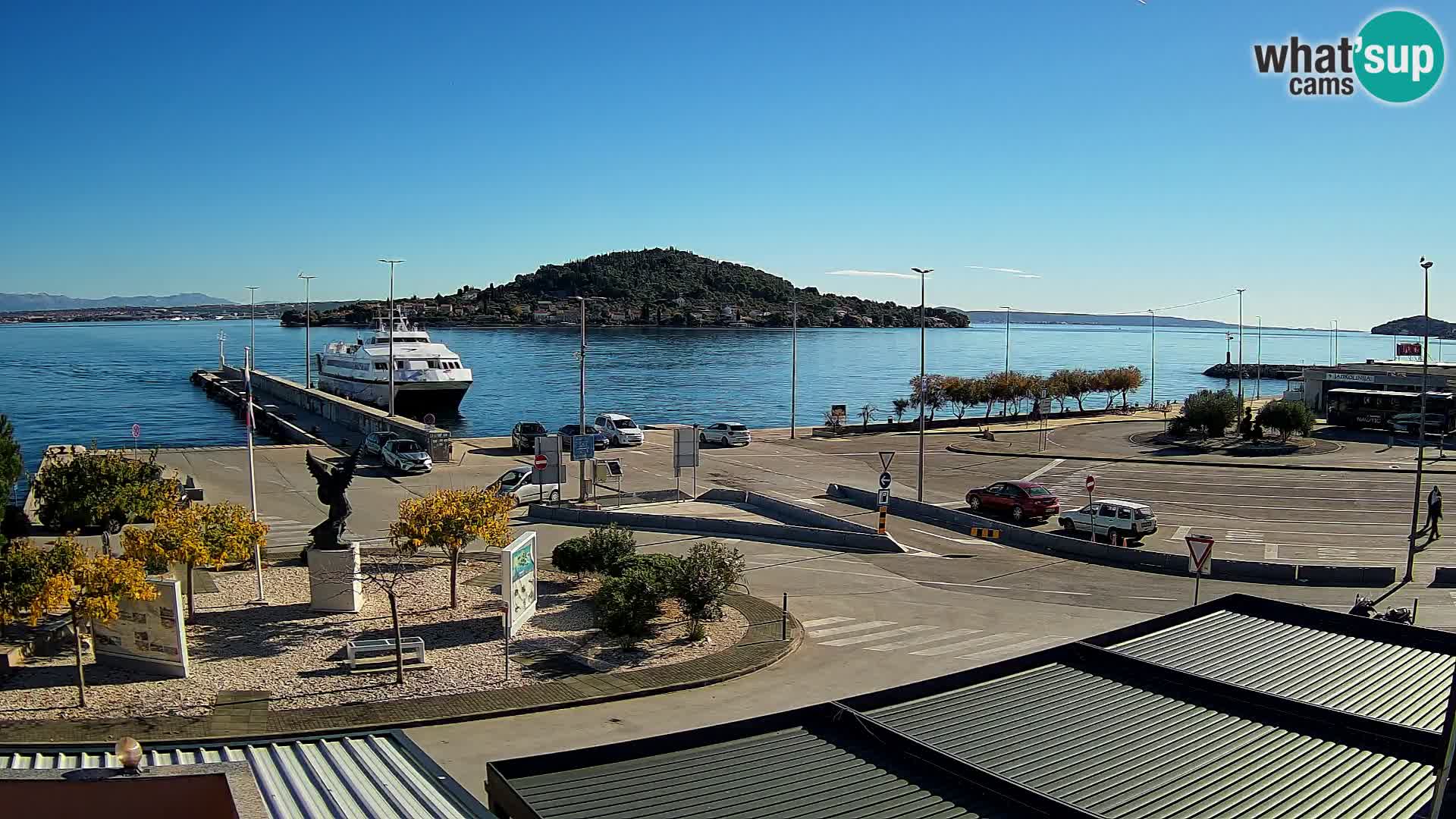 Spletna kamera Ugljan – trajekt Preko – Zadar