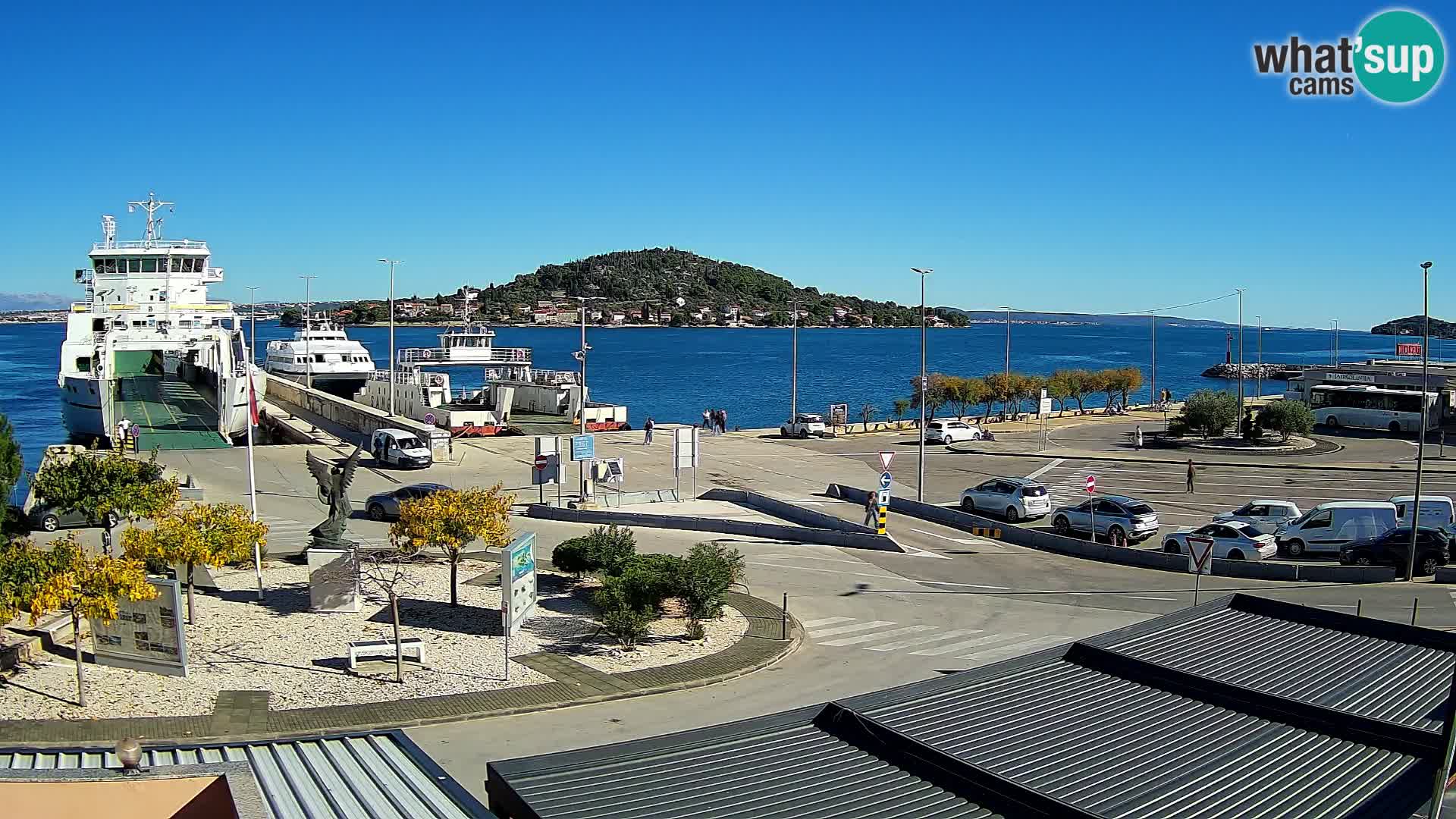 Webcam Ugljan – Preko Ferry to Zadar