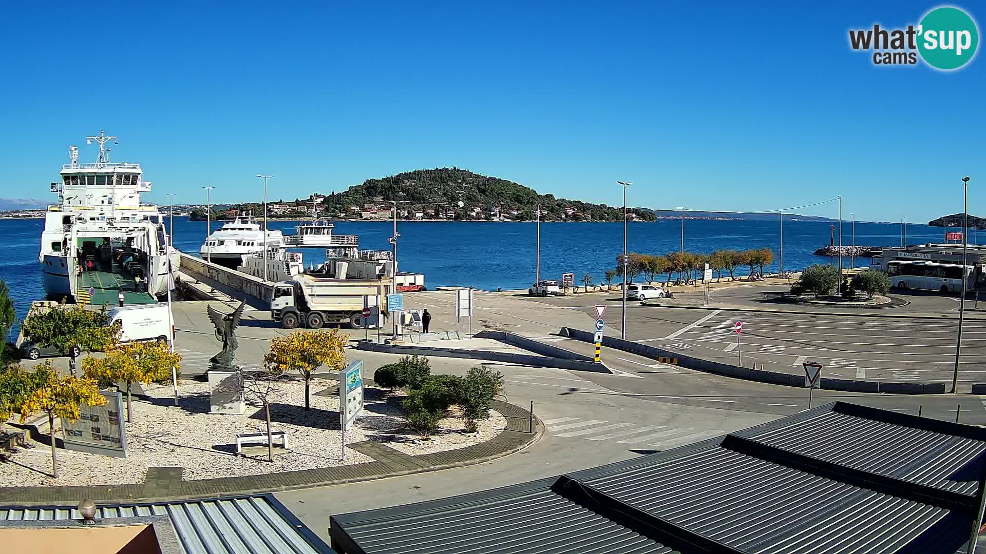 Webcam Ugljan – Preko Ferry to Zadar