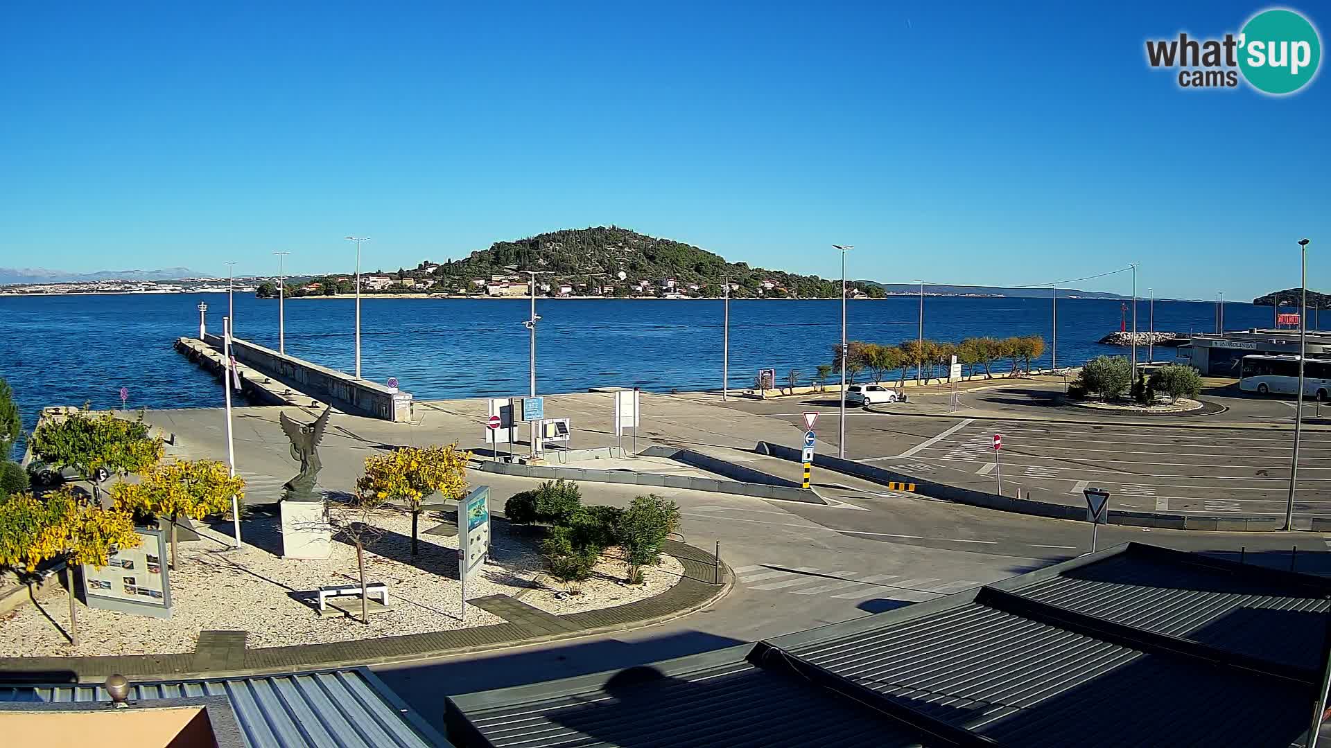 Webcam Ugljan – Preko Ferry to Zadar