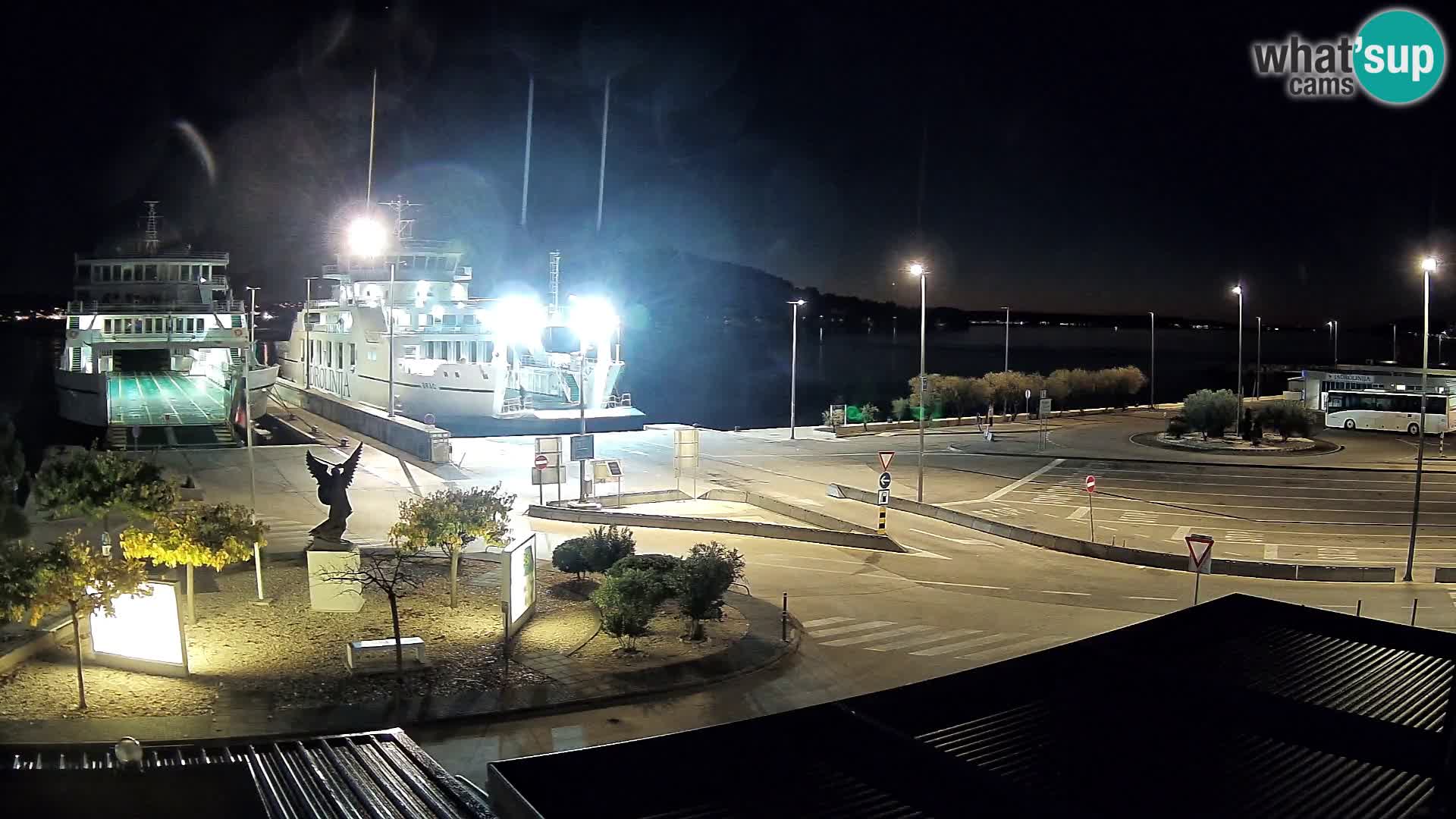 Webcam Ugliano – terminal traghetto da Preko a Zara